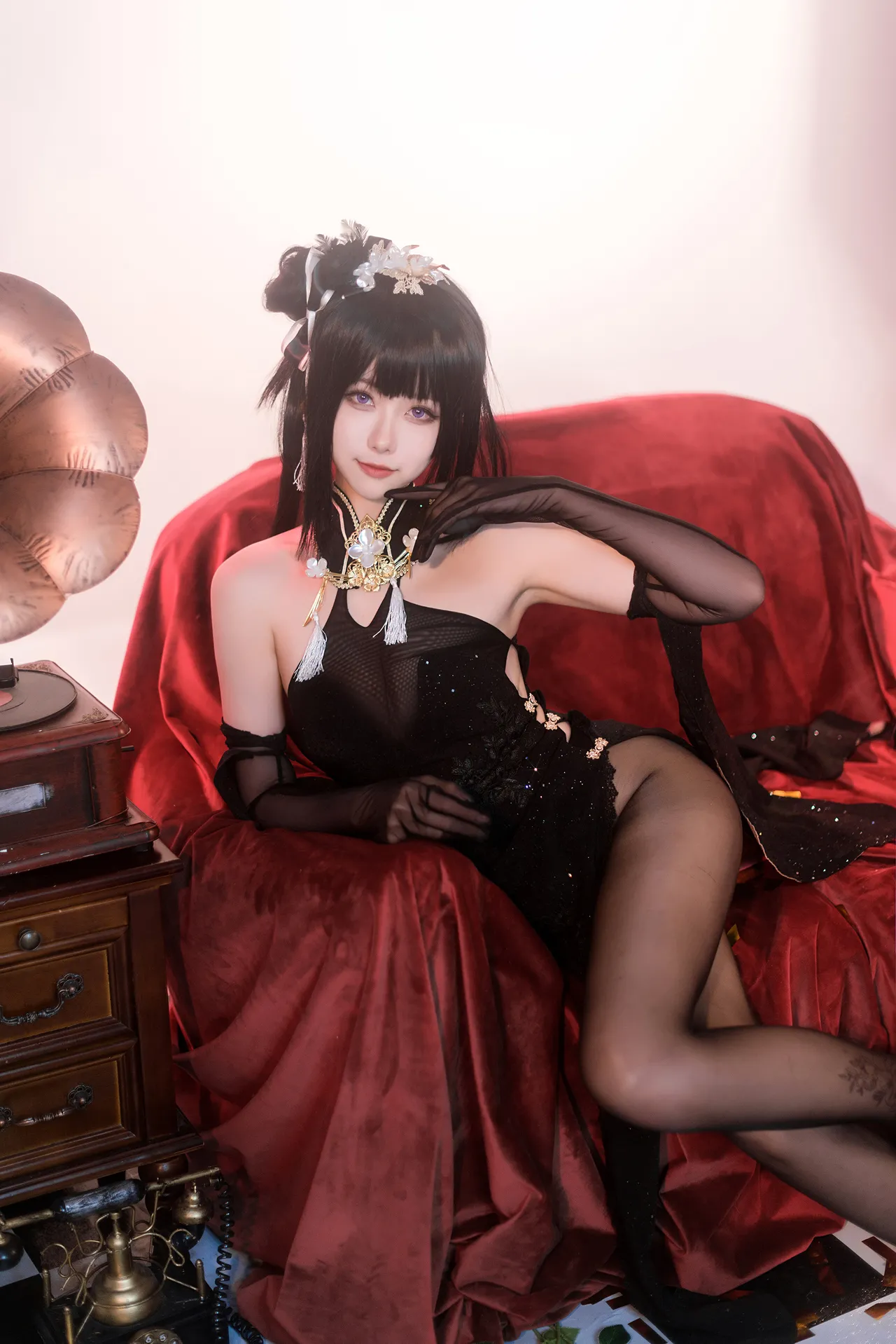 Momoko葵葵碧蓝航线镇海 默认皮肤＆奇奢花苑-erohere16.webp