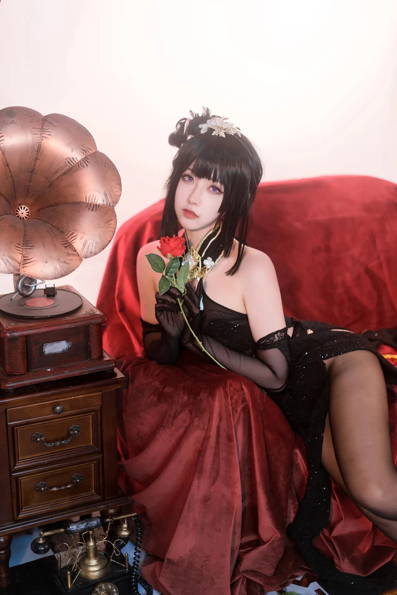 Momoko葵葵碧蓝航线镇海 默认皮肤＆奇奢花苑-erohere17.webp