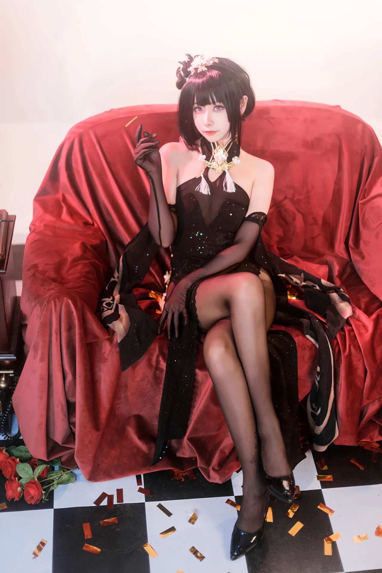 Momoko葵葵碧蓝航线镇海 默认皮肤＆奇奢花苑-erohere20.webp