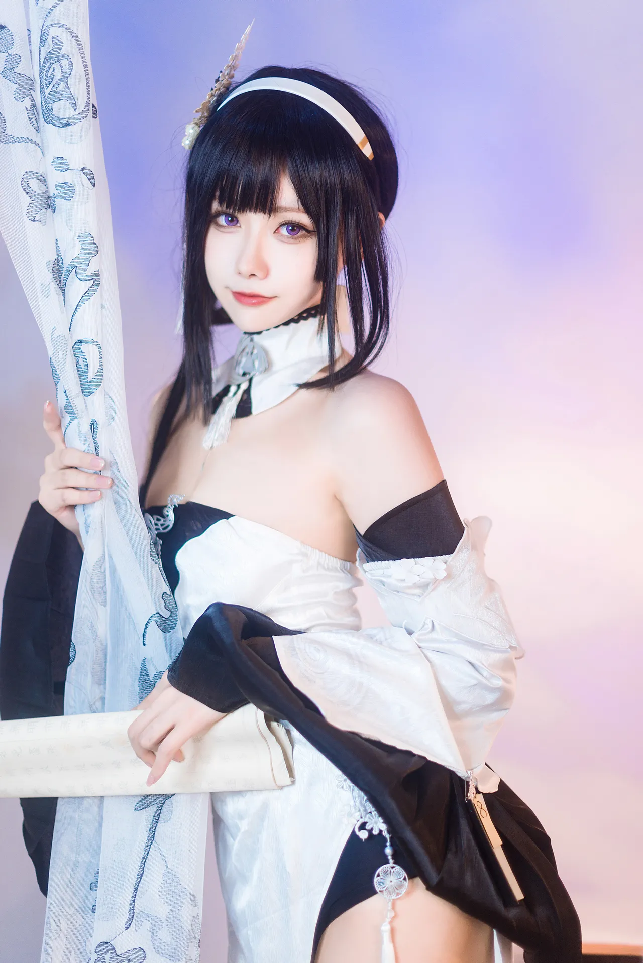 Momoko葵葵碧蓝航线镇海 默认皮肤＆奇奢花苑-erohere7.webp