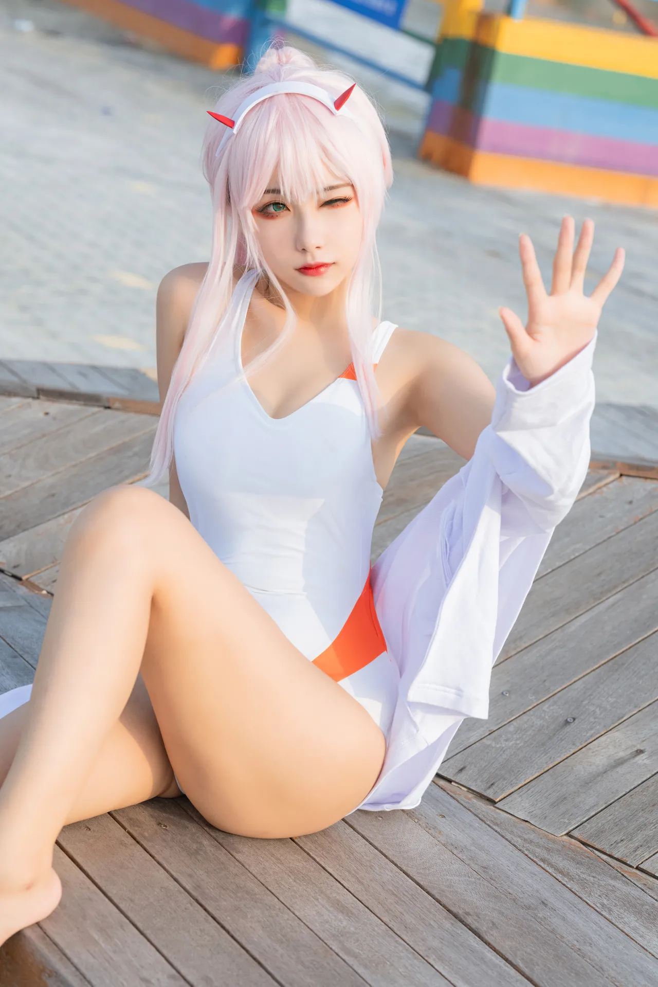 Momoko葵葵DARLING in the FRANXX 02 泳装 兔女郎&amp;花嫁-erohere14.webp