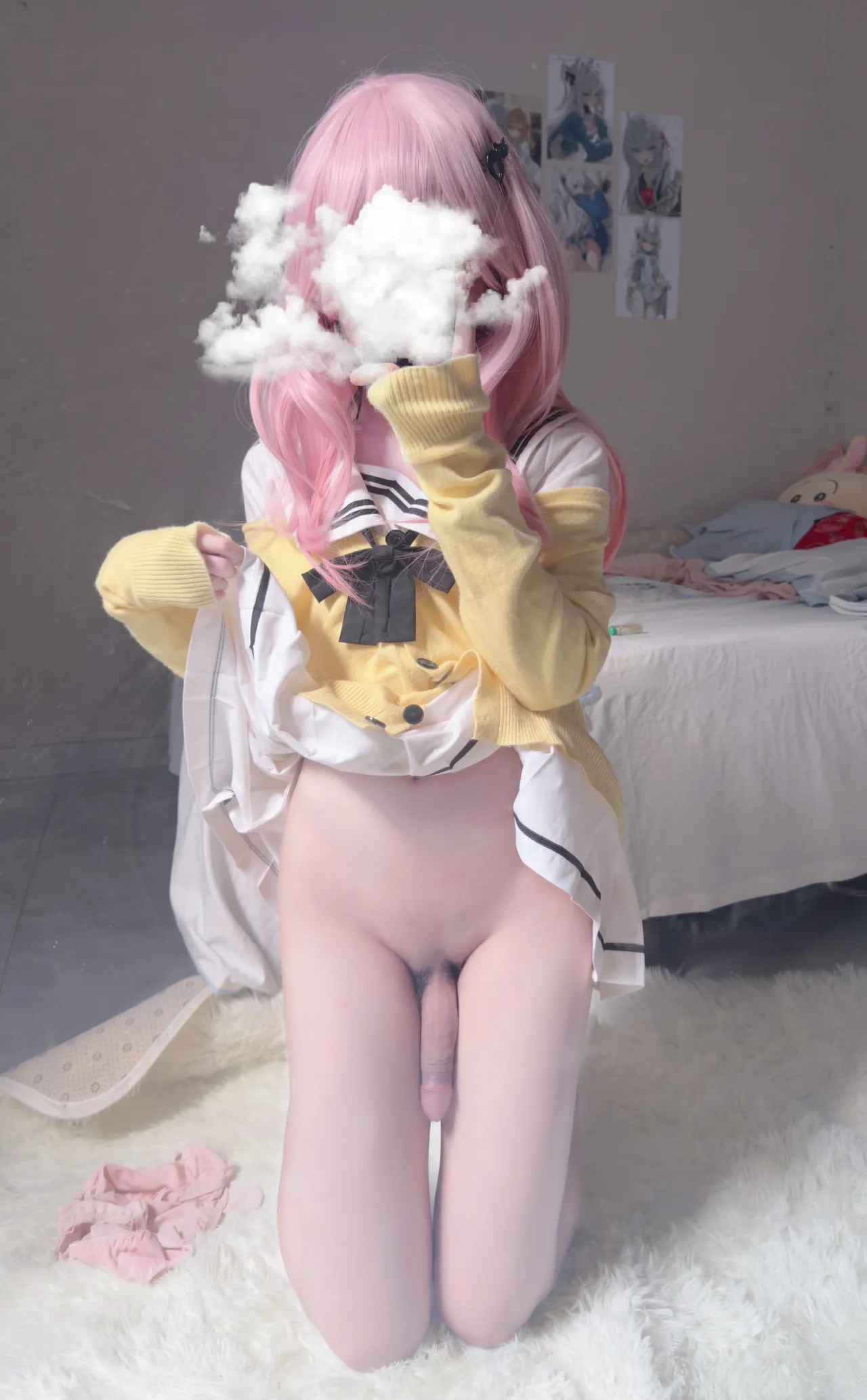 Mukou Aoi cosplay (@osage2007) Twitter（备注男娘）-erohere14.webp