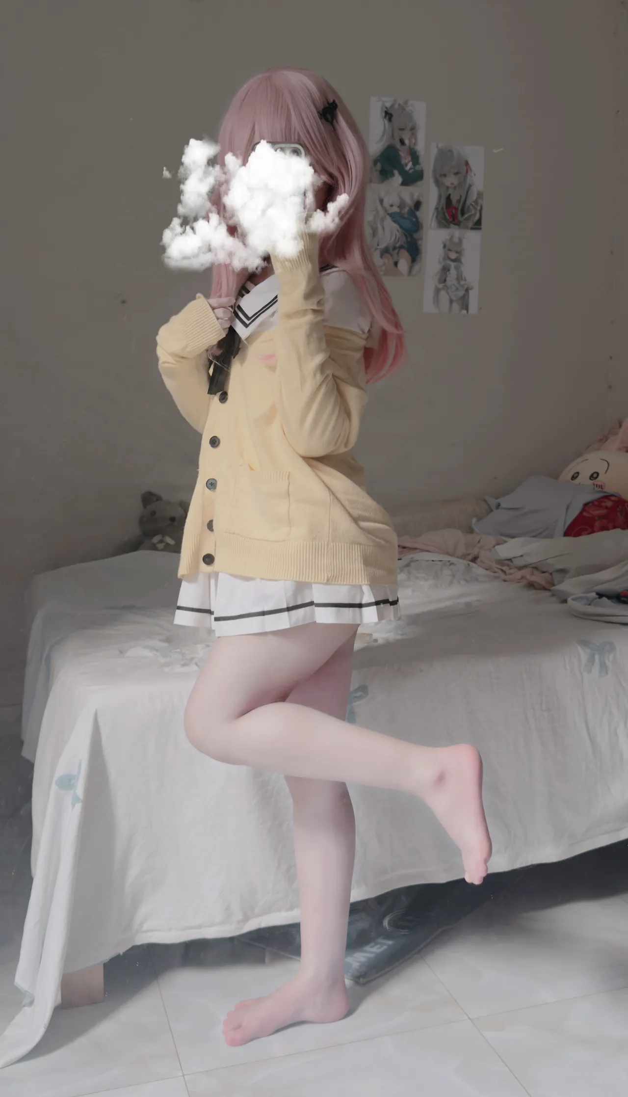 Mukou Aoi cosplay (@osage2007) Twitter（备注男娘）-erohere9.webp