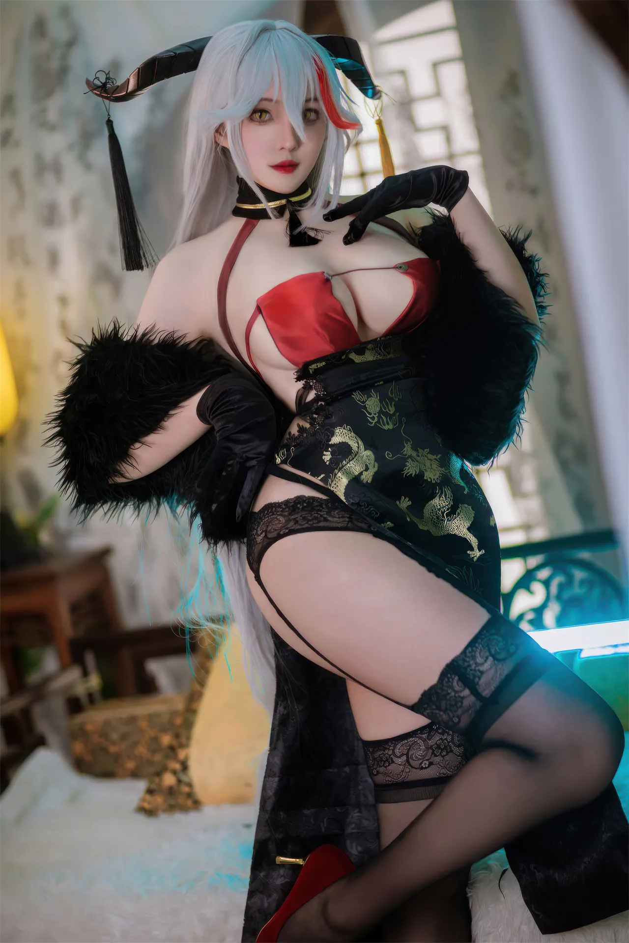 Natsuko夏夏子 - 埃吉尔 金龙腾祥云-erohere1.webp