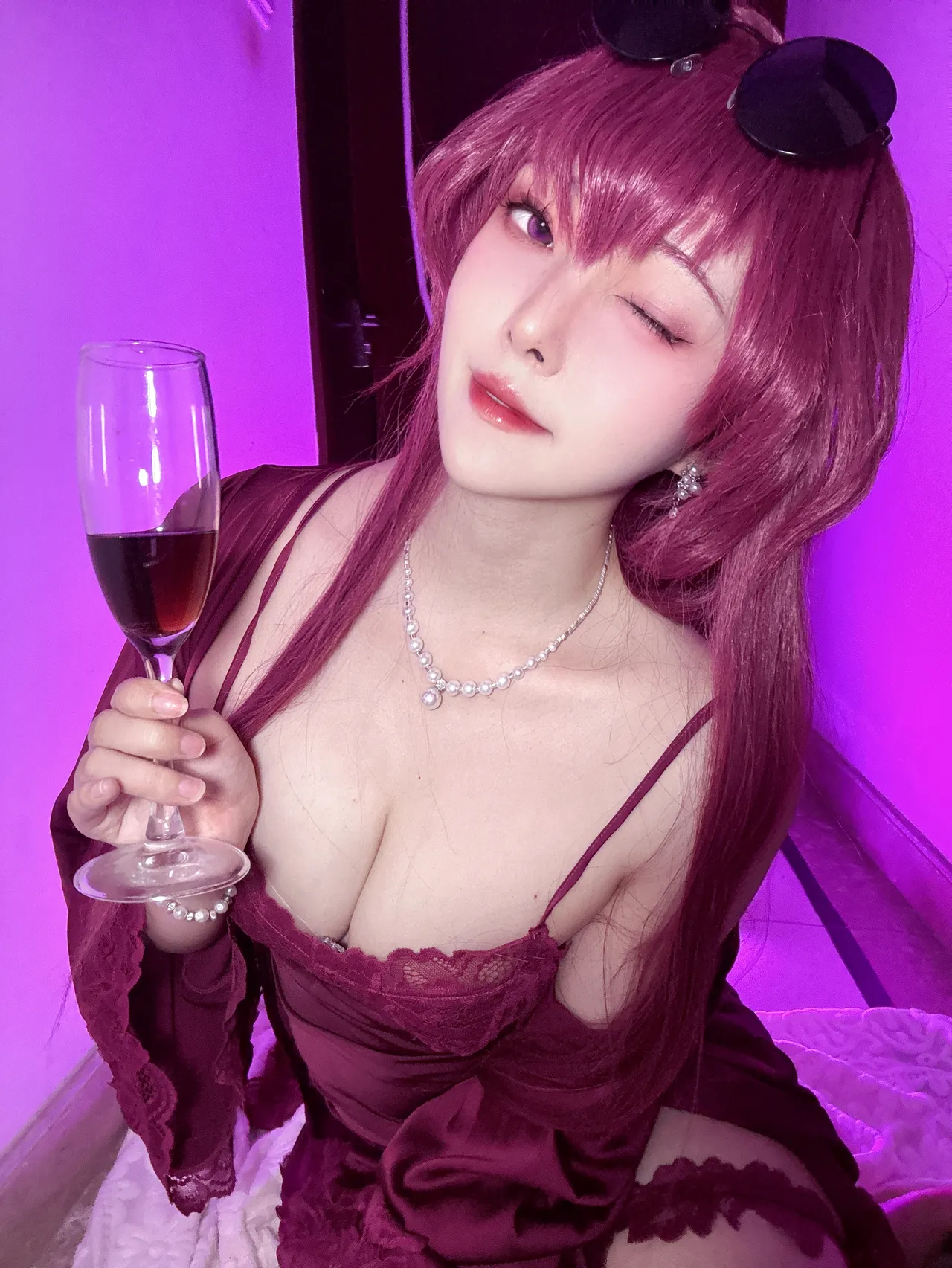 Natsuko夏夏子 - 崩坏：星穹铁道 卡芙卡 睡衣-erohere1.webp