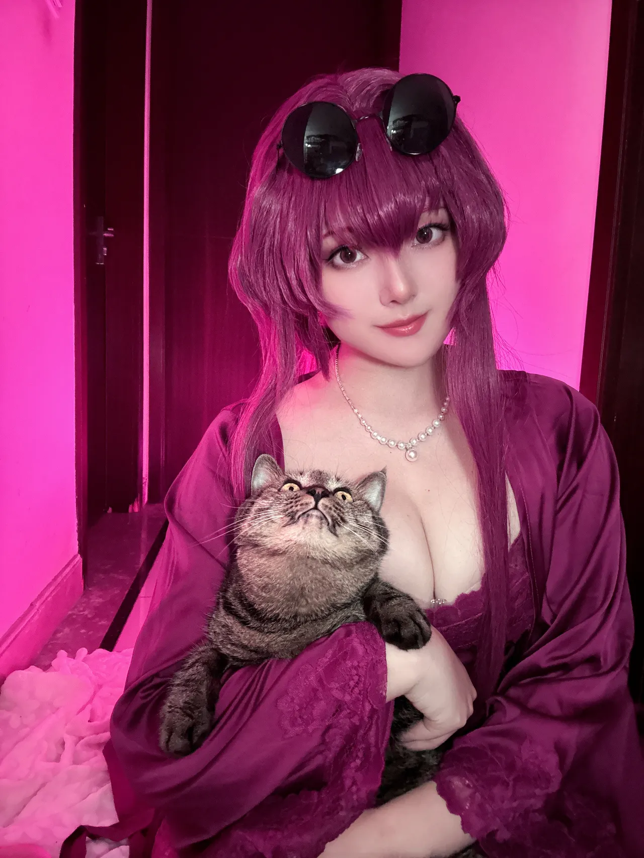 Natsuko夏夏子 - 崩坏：星穹铁道 卡芙卡 睡衣-erohere10.webp