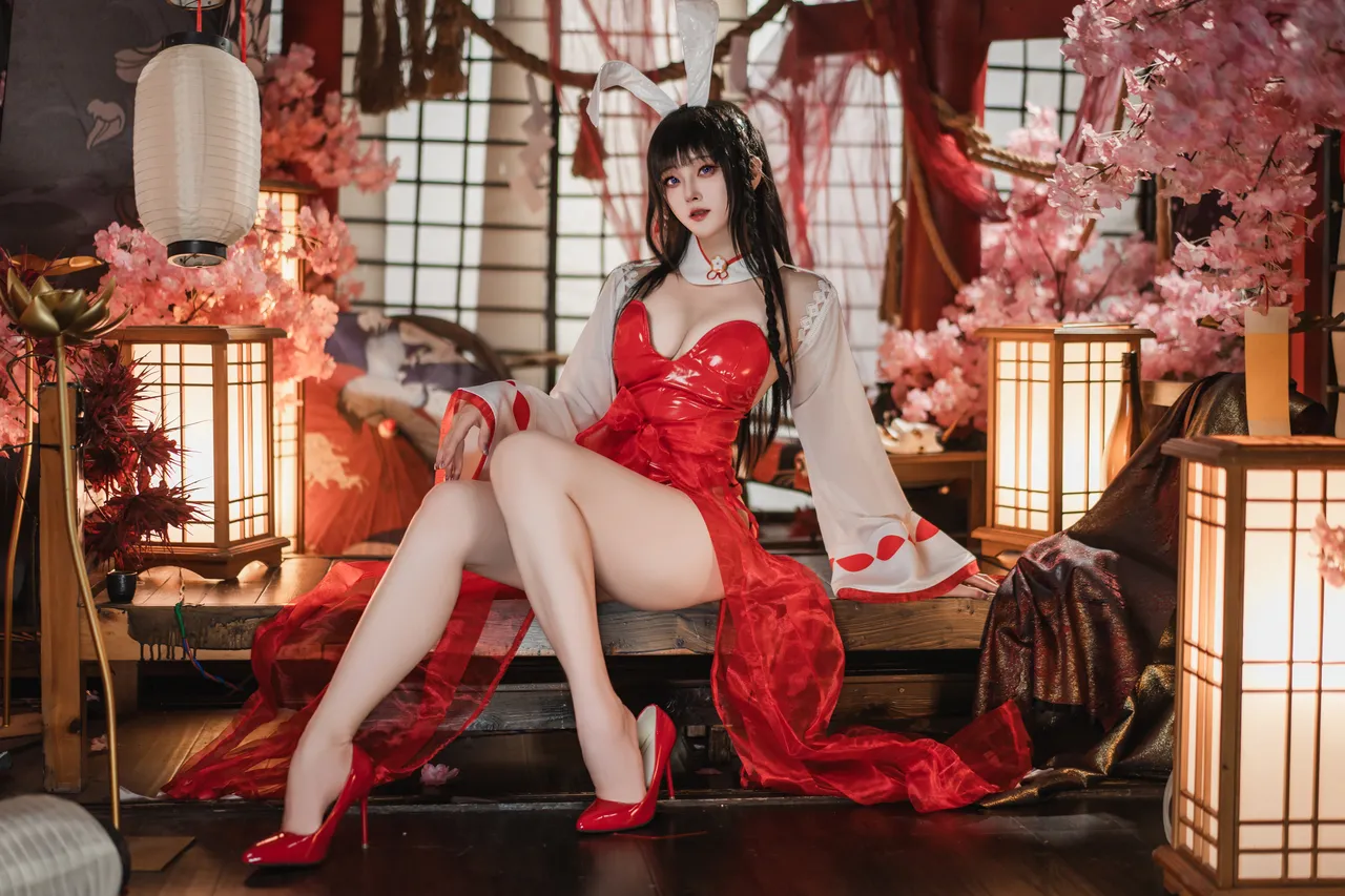 Natsuko夏夏子 - 碧蓝航线 大山 巫女兔-erohere12.webp