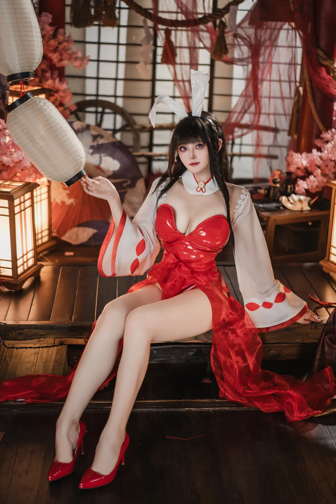 Natsuko夏夏子 - 碧蓝航线 大山 巫女兔-erohere13.webp