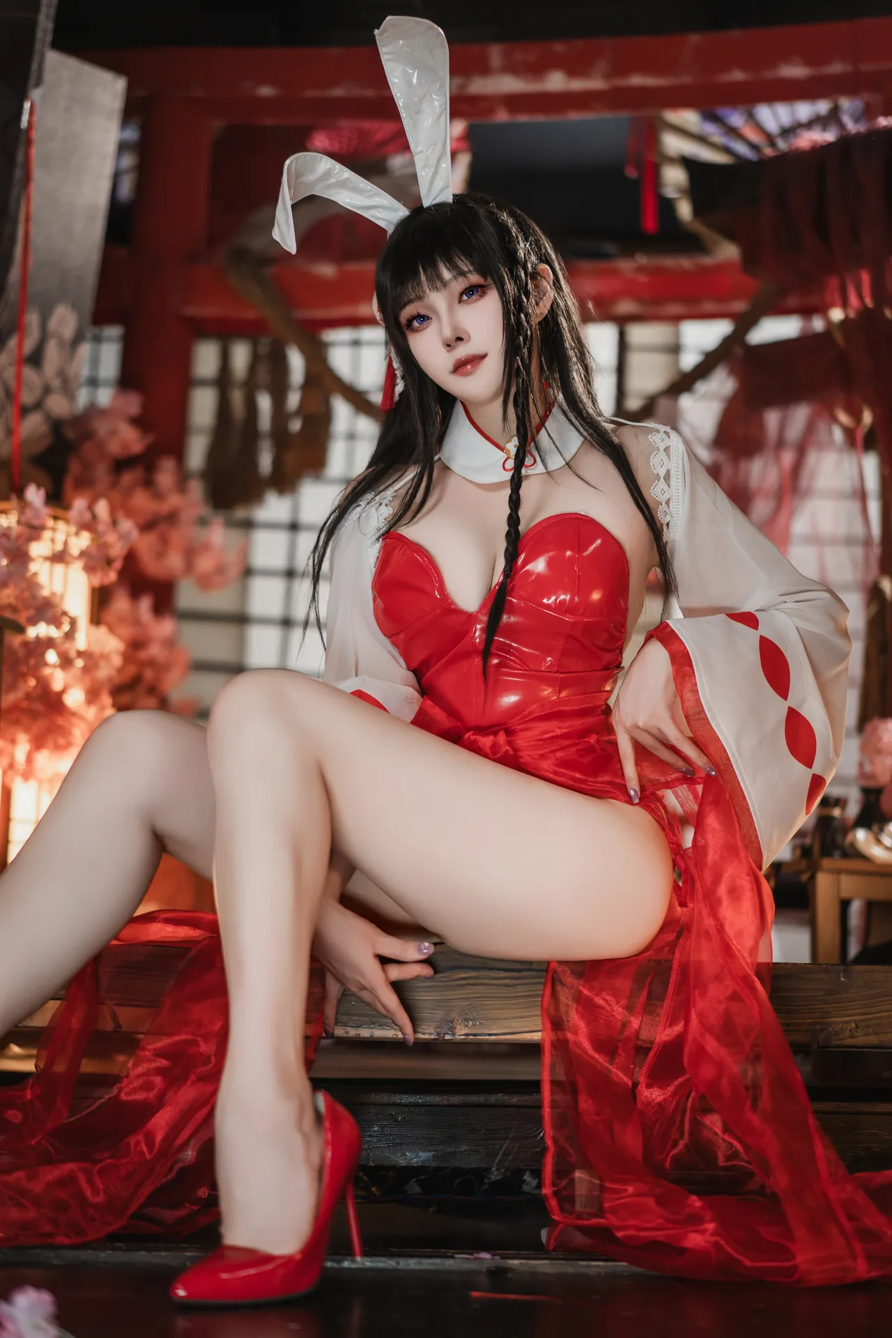 Natsuko夏夏子 - 碧蓝航线 大山 巫女兔-erohere15.webp