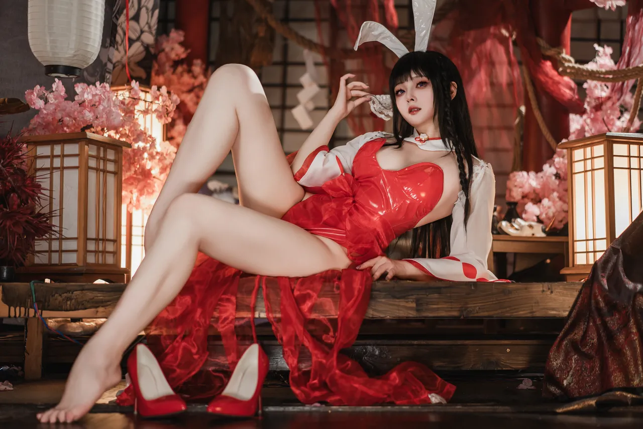 Natsuko夏夏子 - 碧蓝航线 大山 巫女兔-erohere27.webp