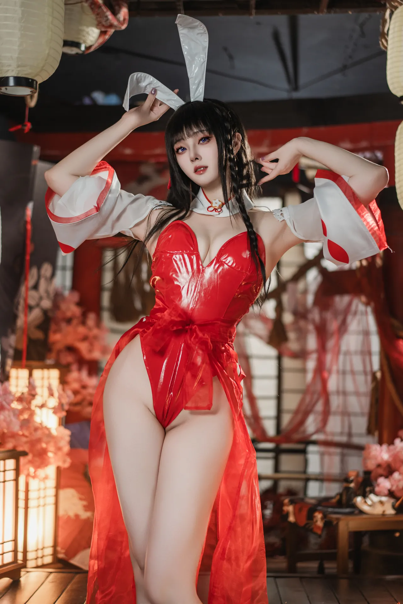 Natsuko夏夏子 - 碧蓝航线 大山 巫女兔-erohere8.webp