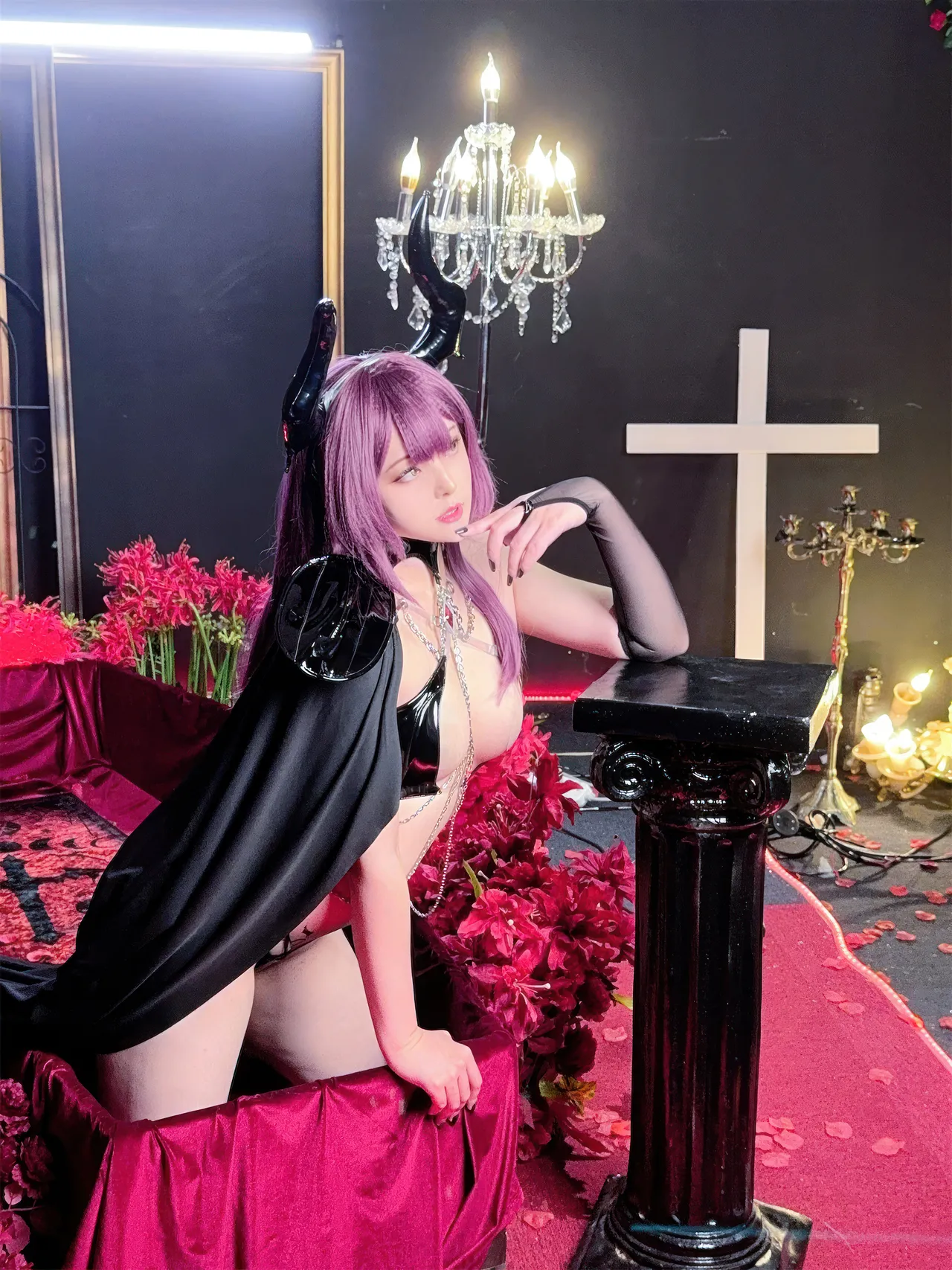 Natsuko夏夏子 - 碧蓝航线 德文郡万圣魅魔-erohere76.webp