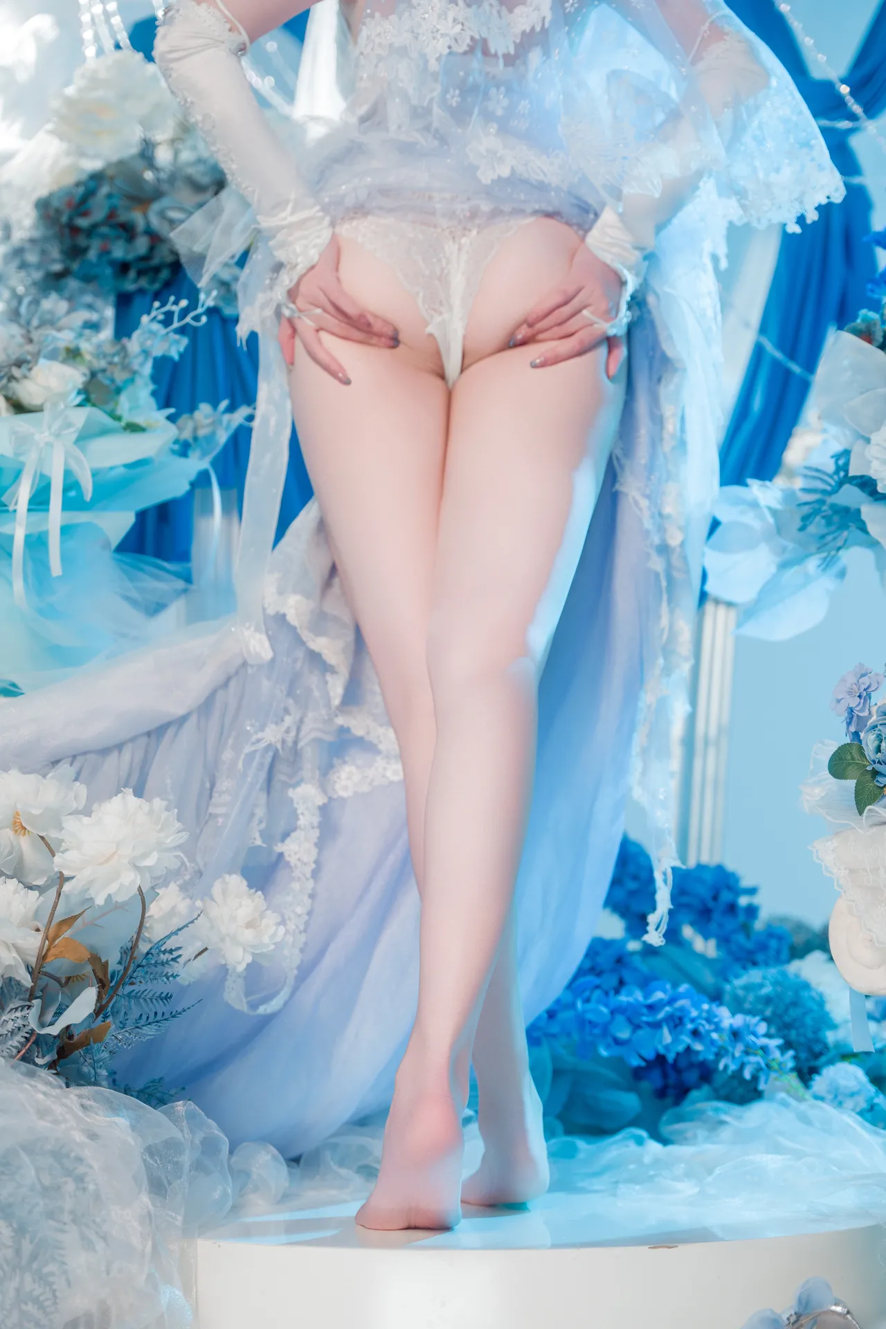 Natsuko夏夏子 - 碧蓝航线 柴郡婚纱 70P 624M-erohere47.webp