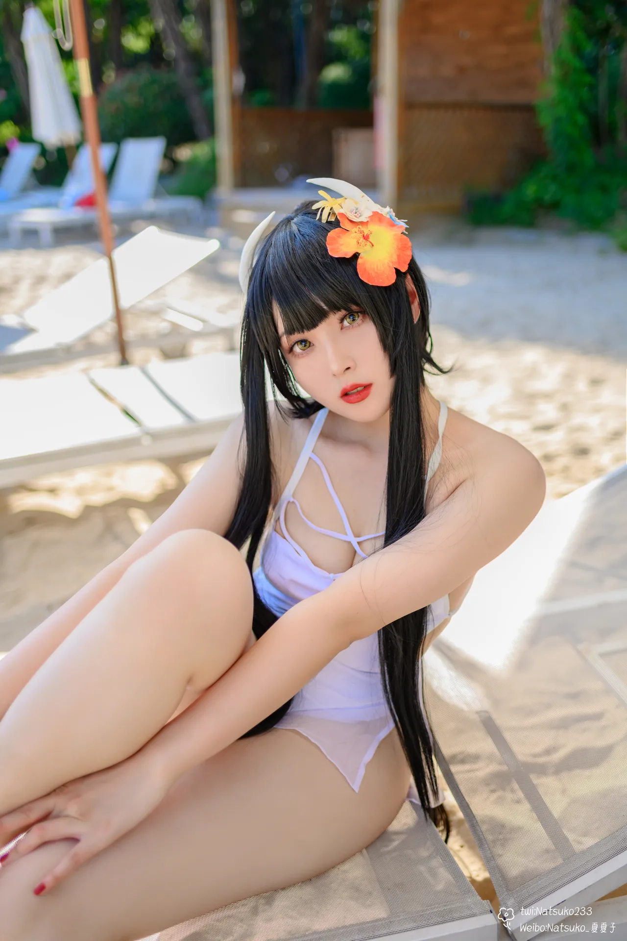 Natsuko夏夏子 - 碧蓝航线 比叡 泳装-erohere18.webp