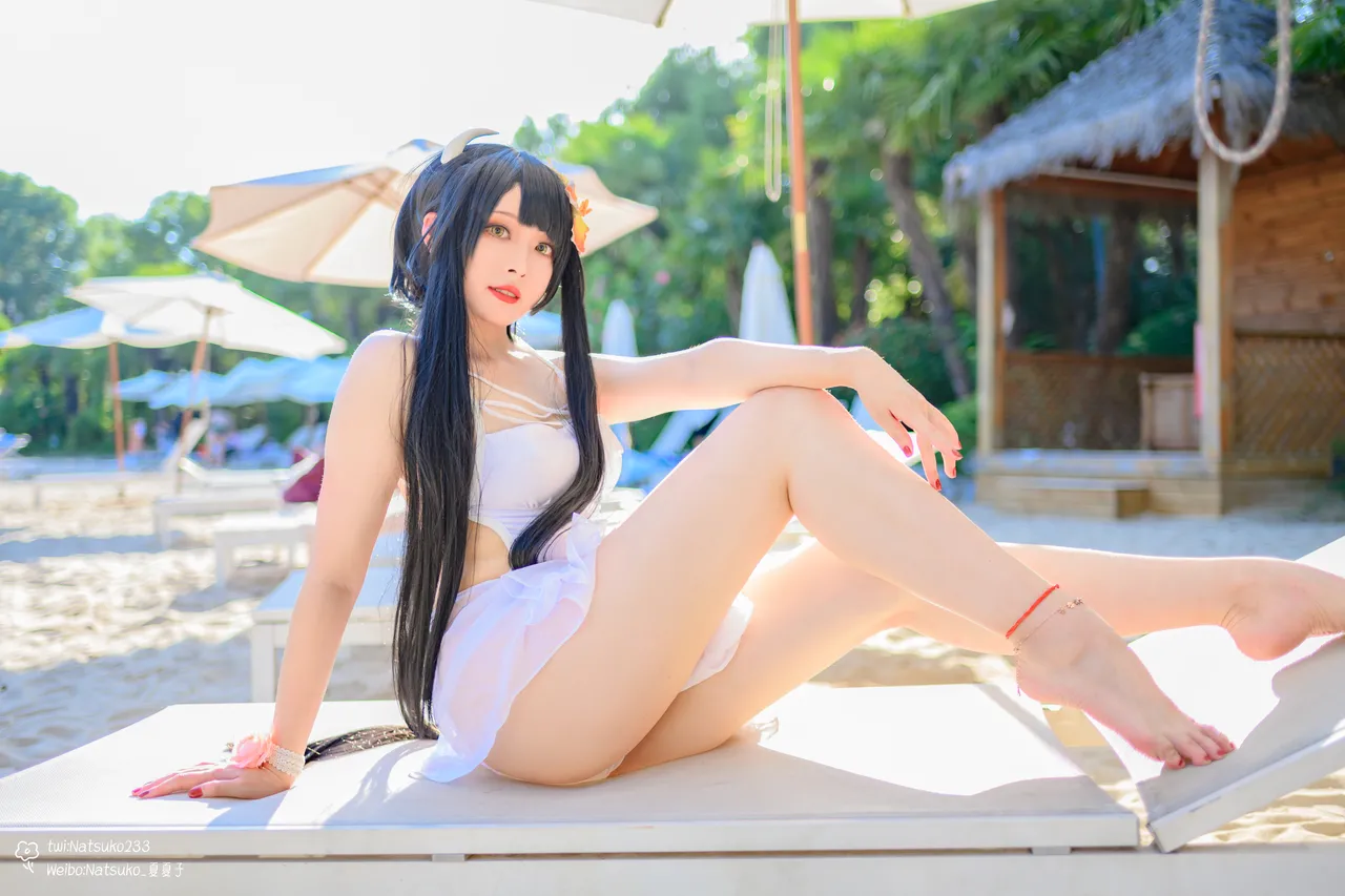 Natsuko夏夏子 - 碧蓝航线 比叡 泳装-erohere27.webp