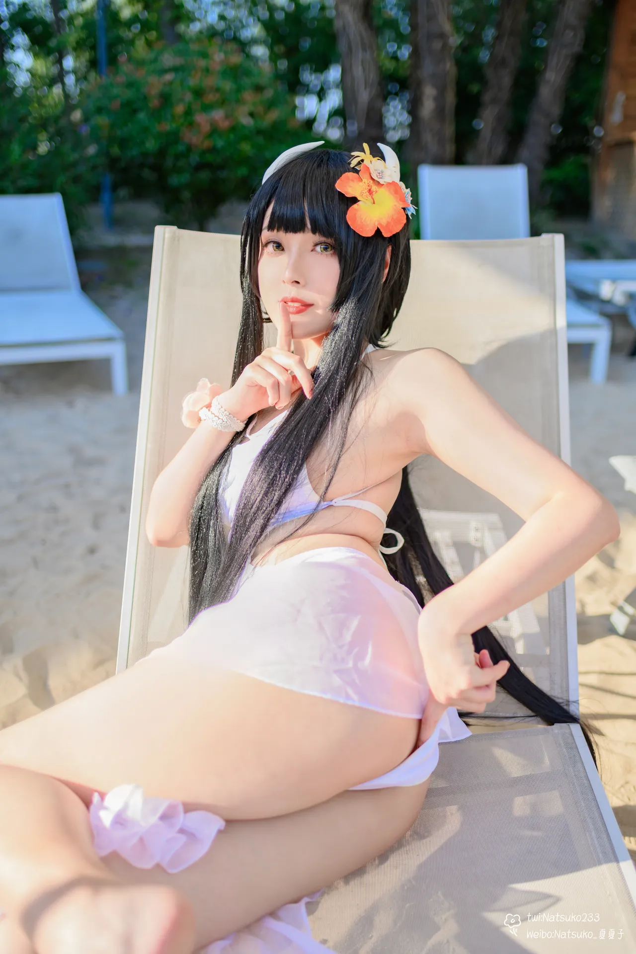 Natsuko夏夏子 - 碧蓝航线 比叡 泳装-erohere29.webp