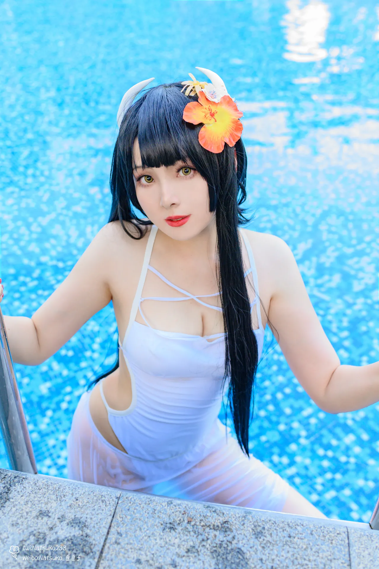 Natsuko夏夏子 - 碧蓝航线 比叡 泳装-erohere49.webp