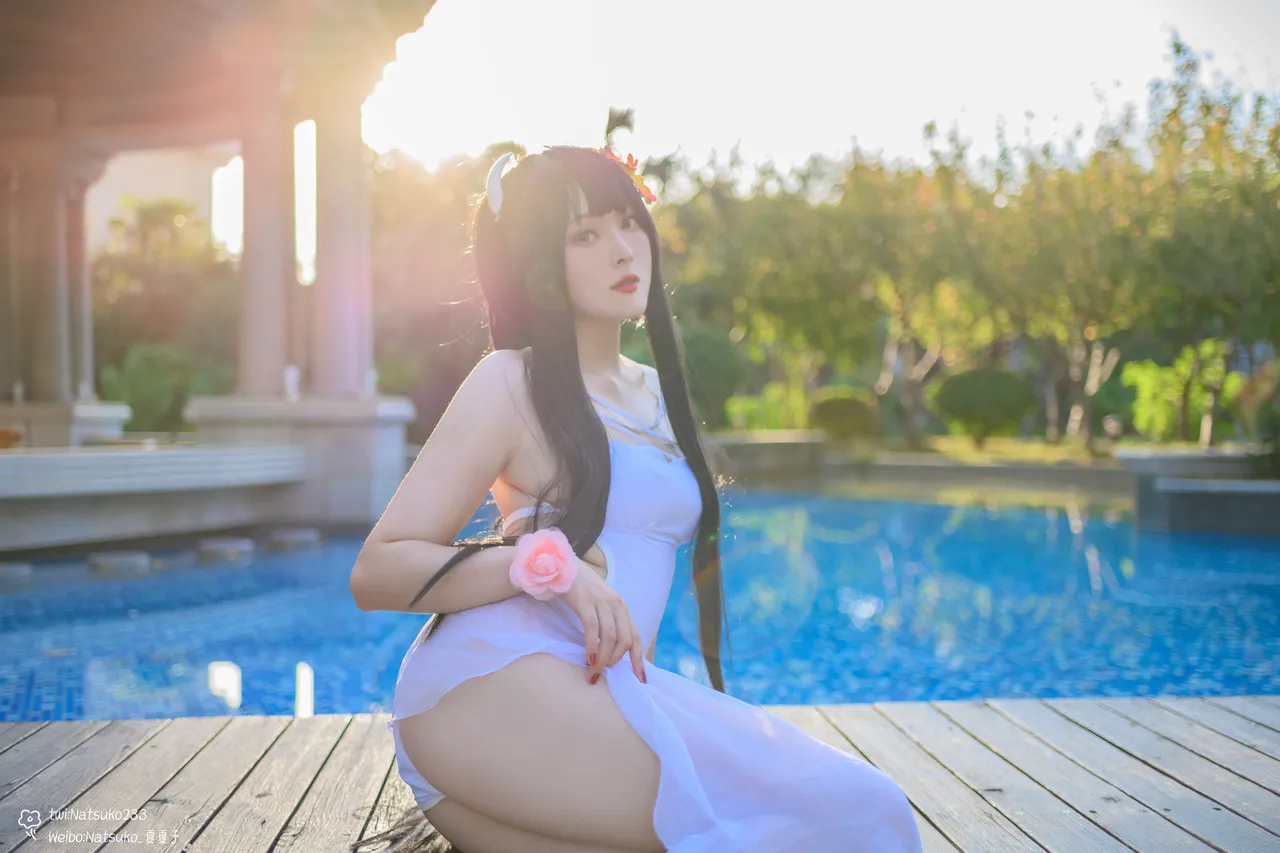 Natsuko夏夏子 - 碧蓝航线 比叡 泳装-erohere53.webp