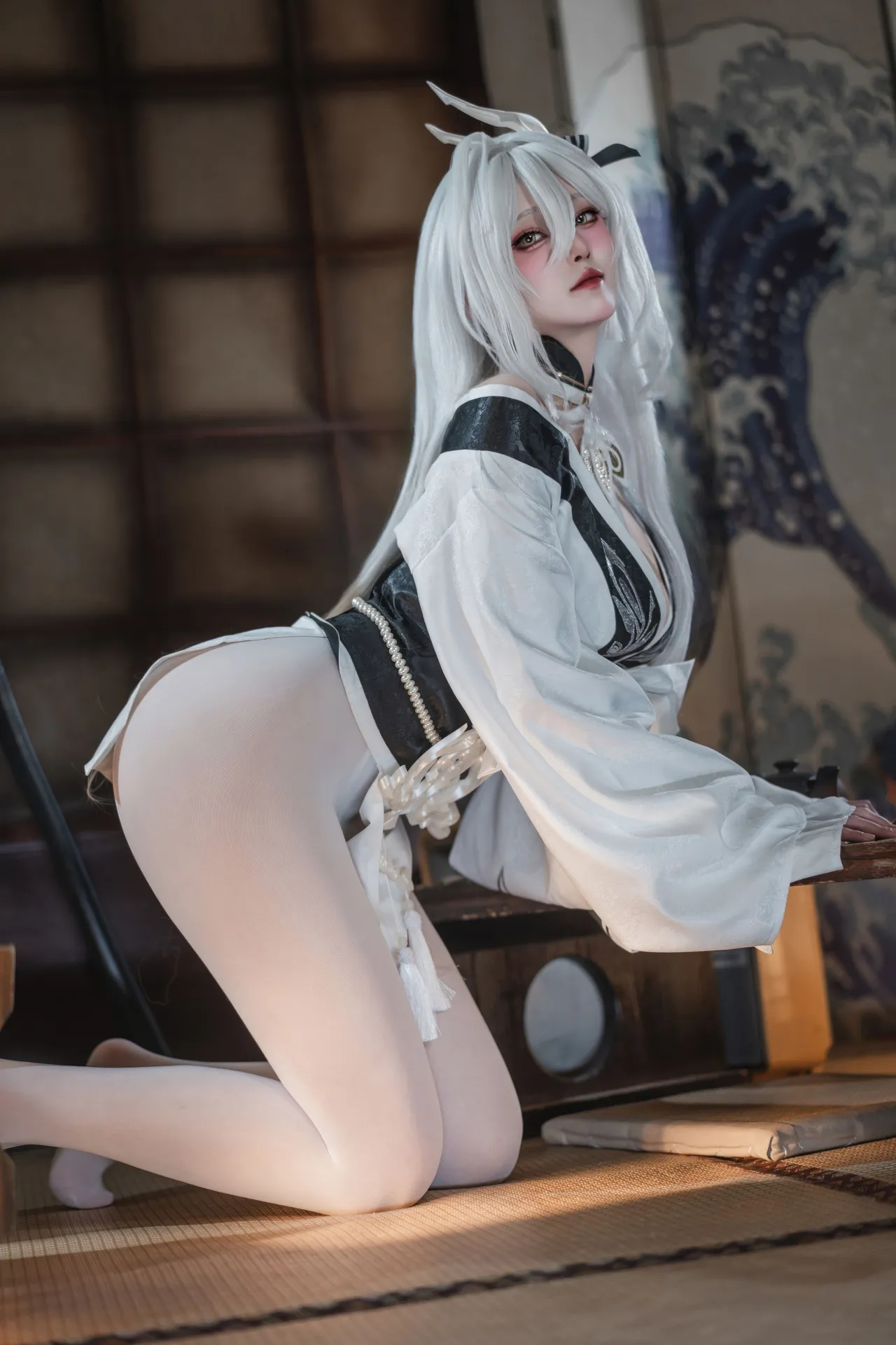 Natsuko夏夏子 - 碧蓝航线 白凤 和服-erohere10.webp