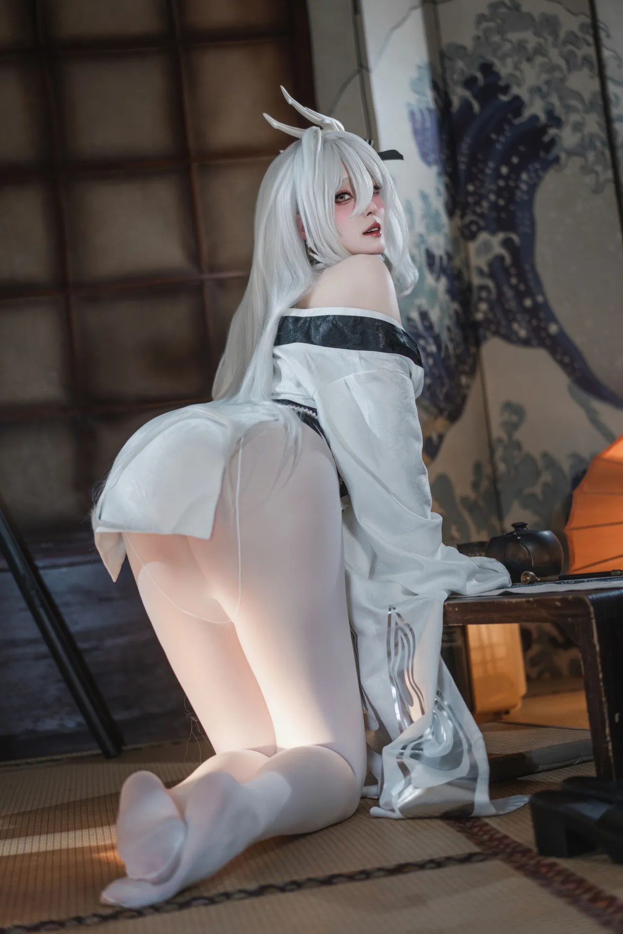 Natsuko夏夏子 - 碧蓝航线 白凤 和服-erohere14.webp