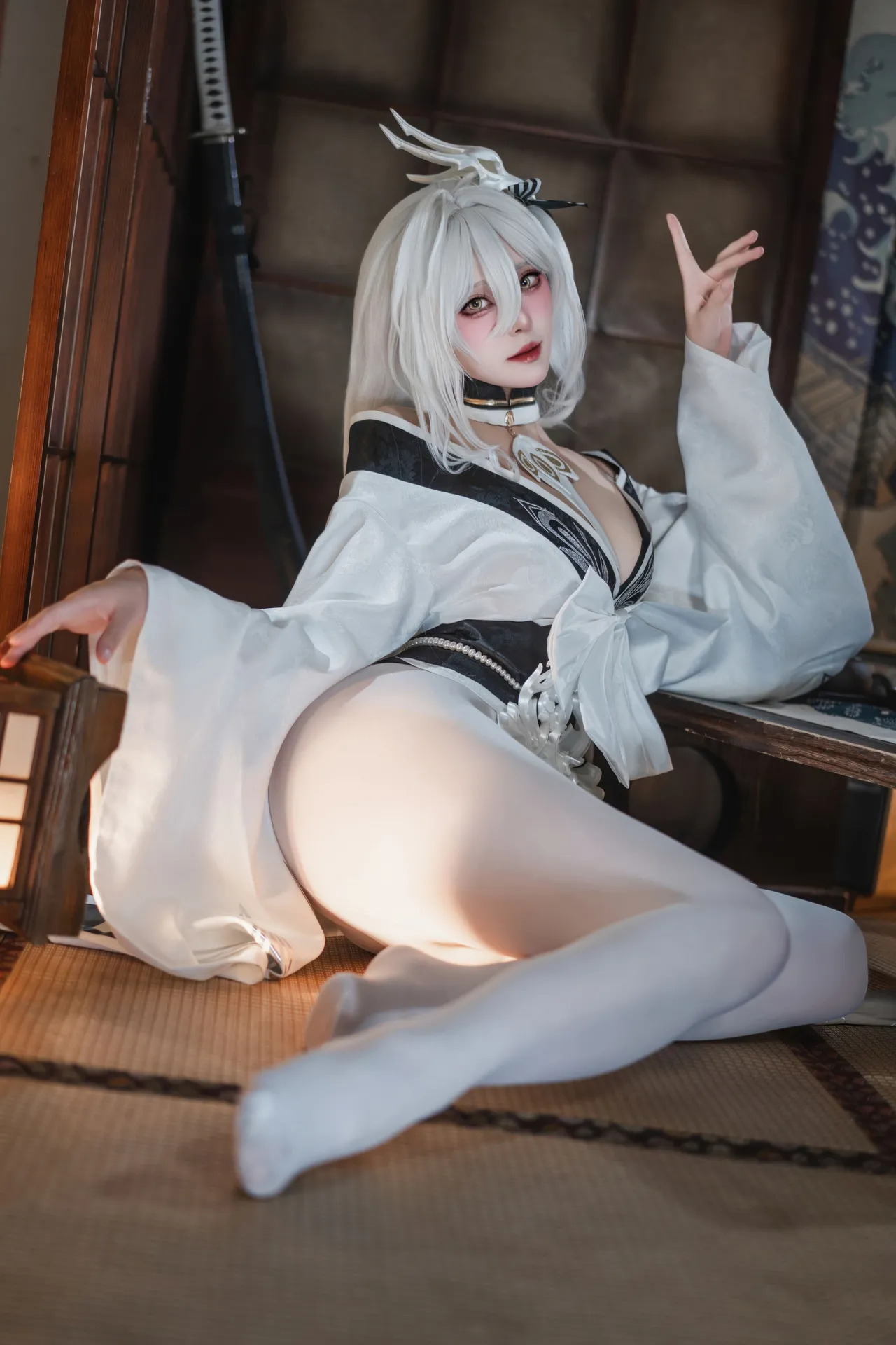 Natsuko夏夏子 - 碧蓝航线 白凤 和服-erohere16.webp
