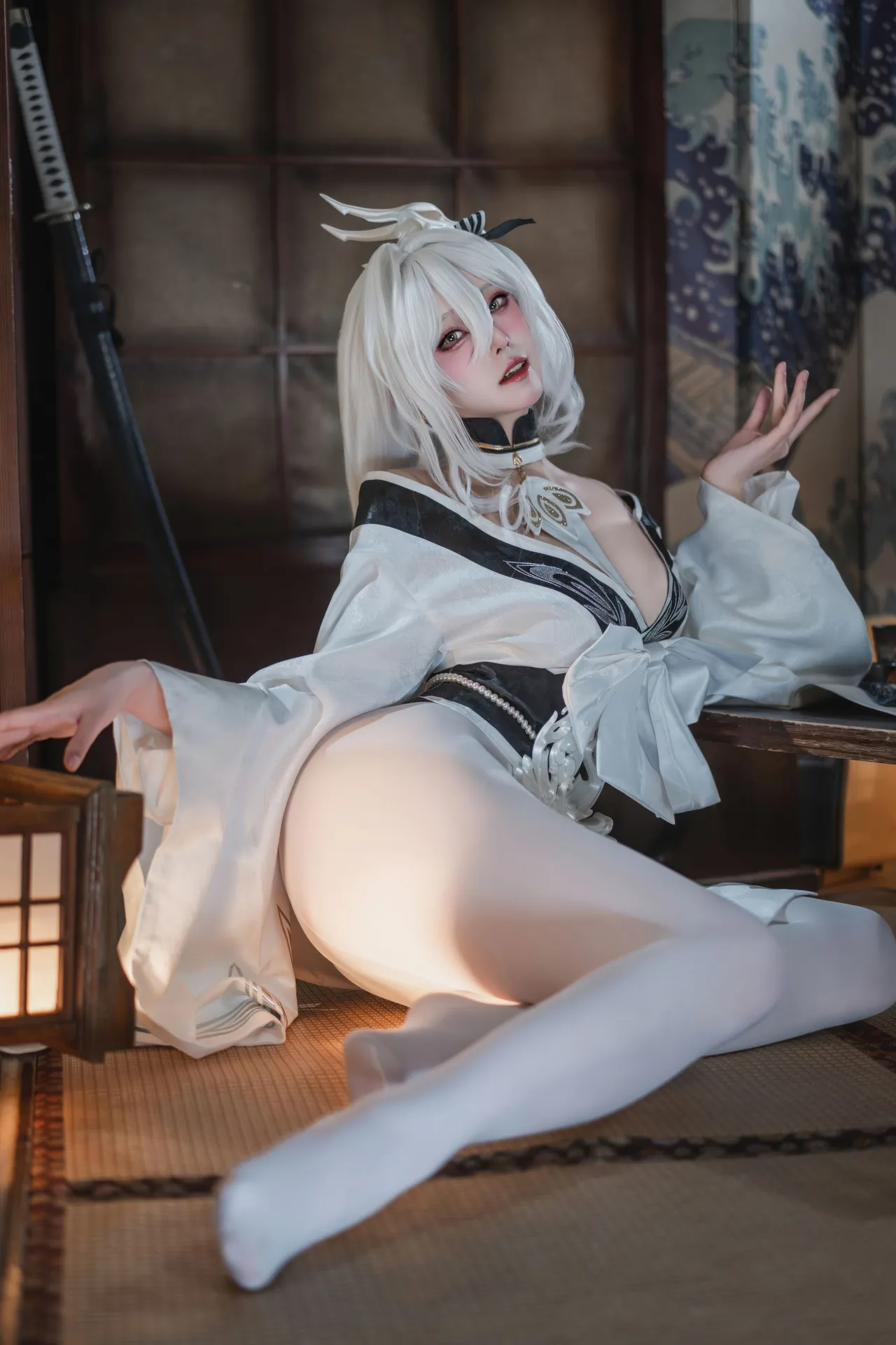 Natsuko夏夏子 - 碧蓝航线 白凤 和服-erohere18.webp