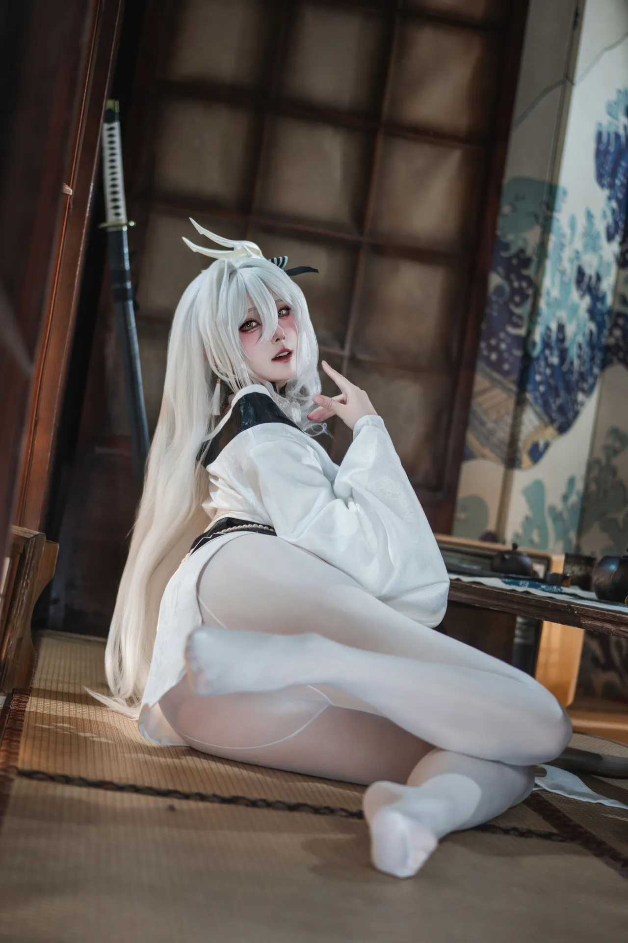 Natsuko夏夏子 - 碧蓝航线 白凤 和服-erohere23.webp