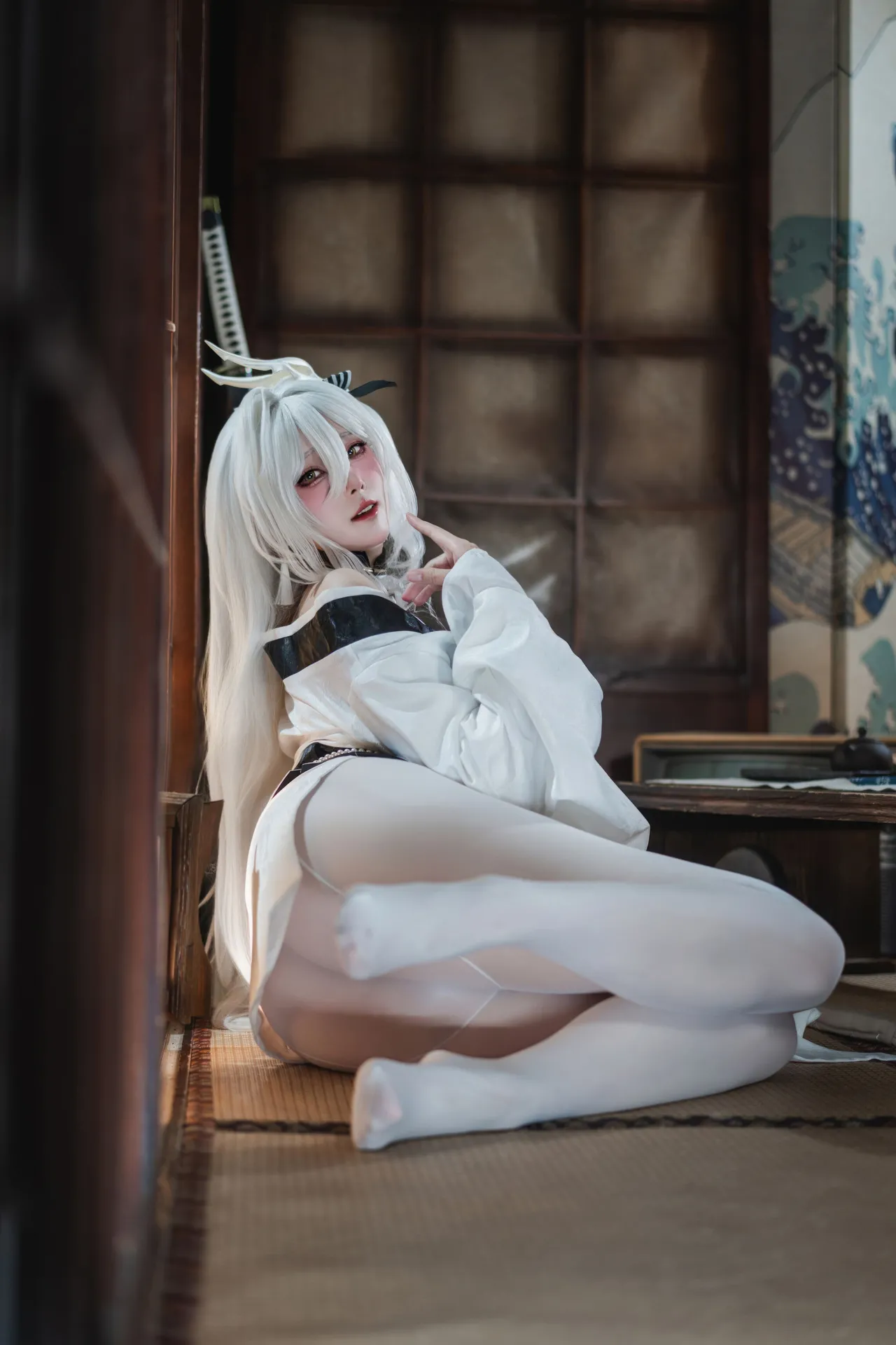 Natsuko夏夏子 - 碧蓝航线 白凤 和服-erohere24.webp