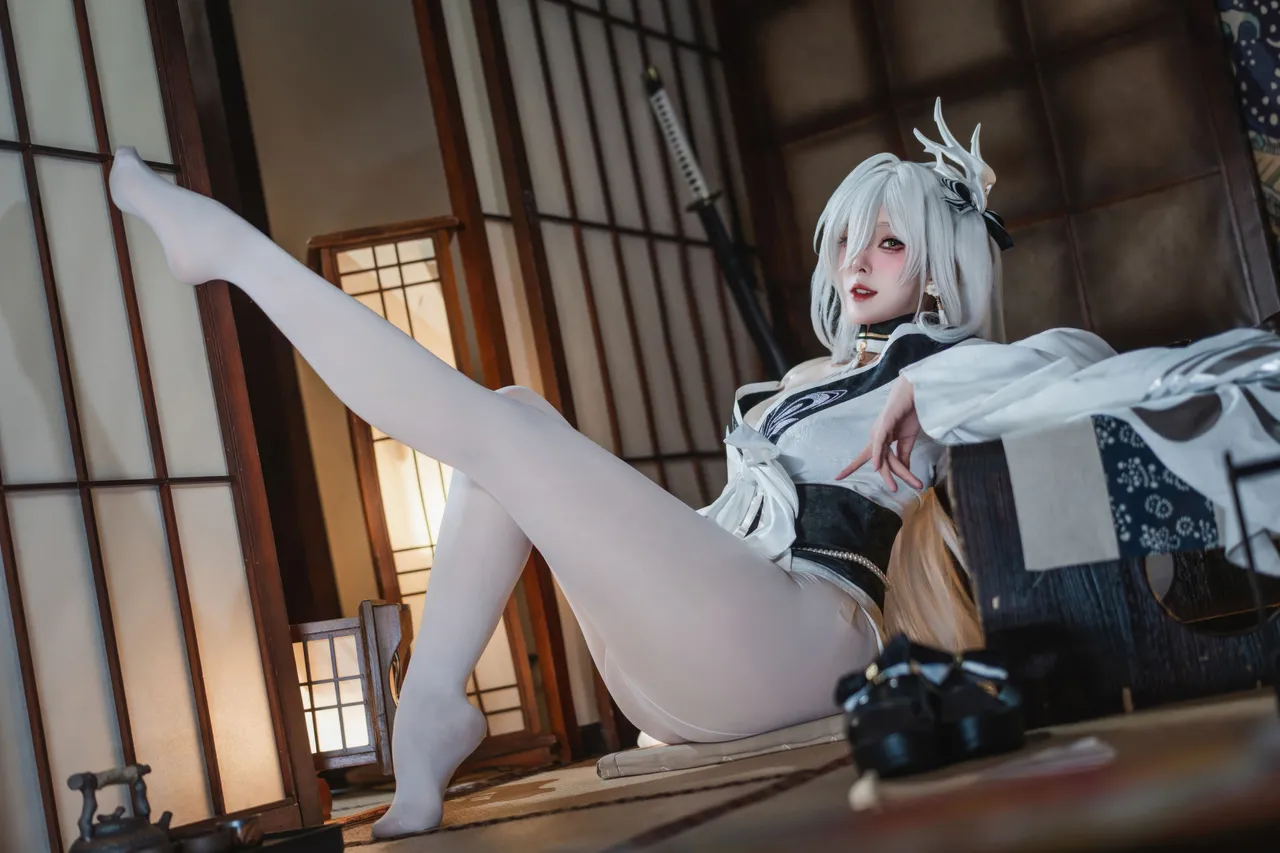 Natsuko夏夏子 - 碧蓝航线 白凤 和服-erohere31.webp