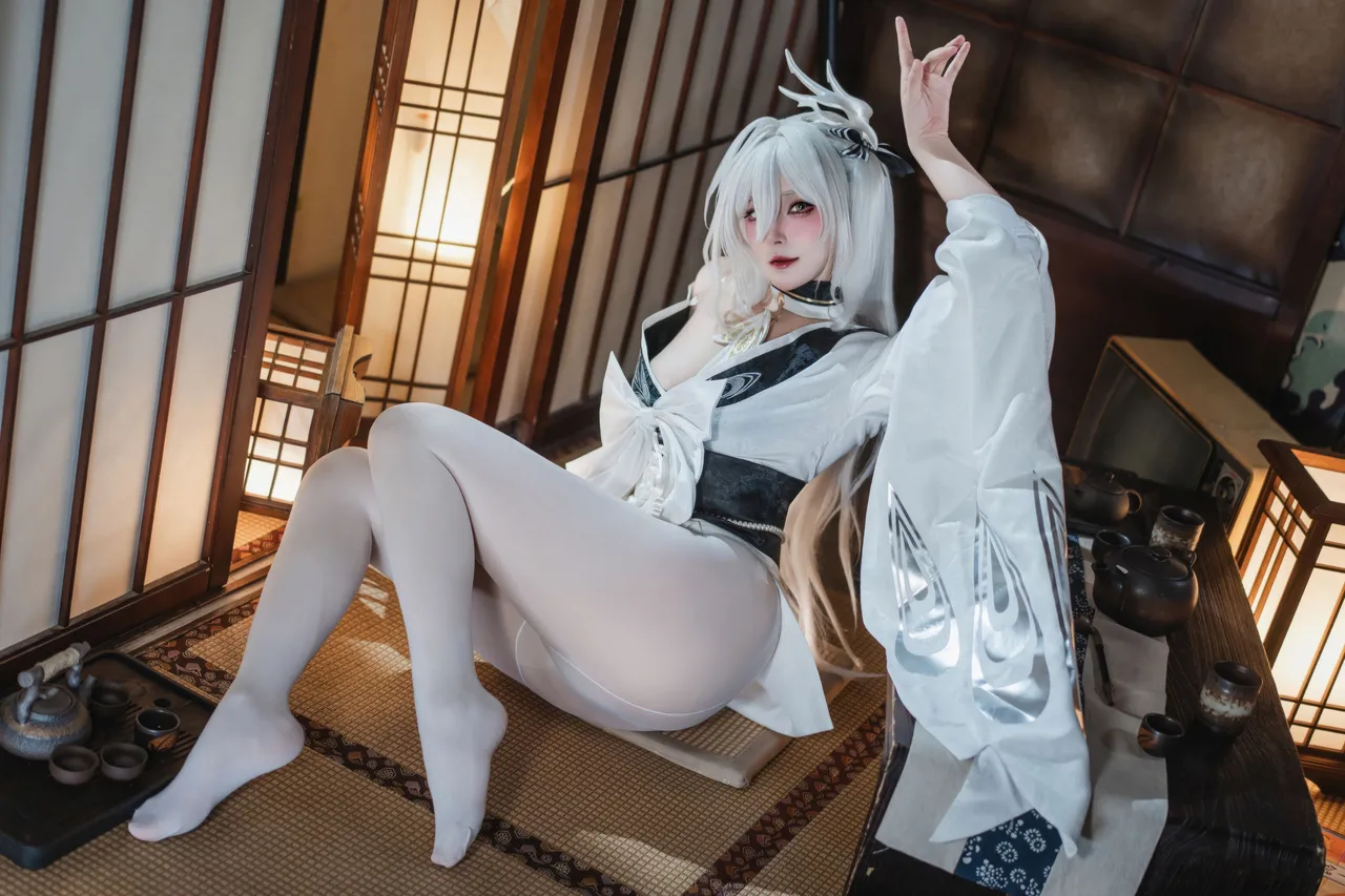Natsuko夏夏子 - 碧蓝航线 白凤 和服-erohere33.webp