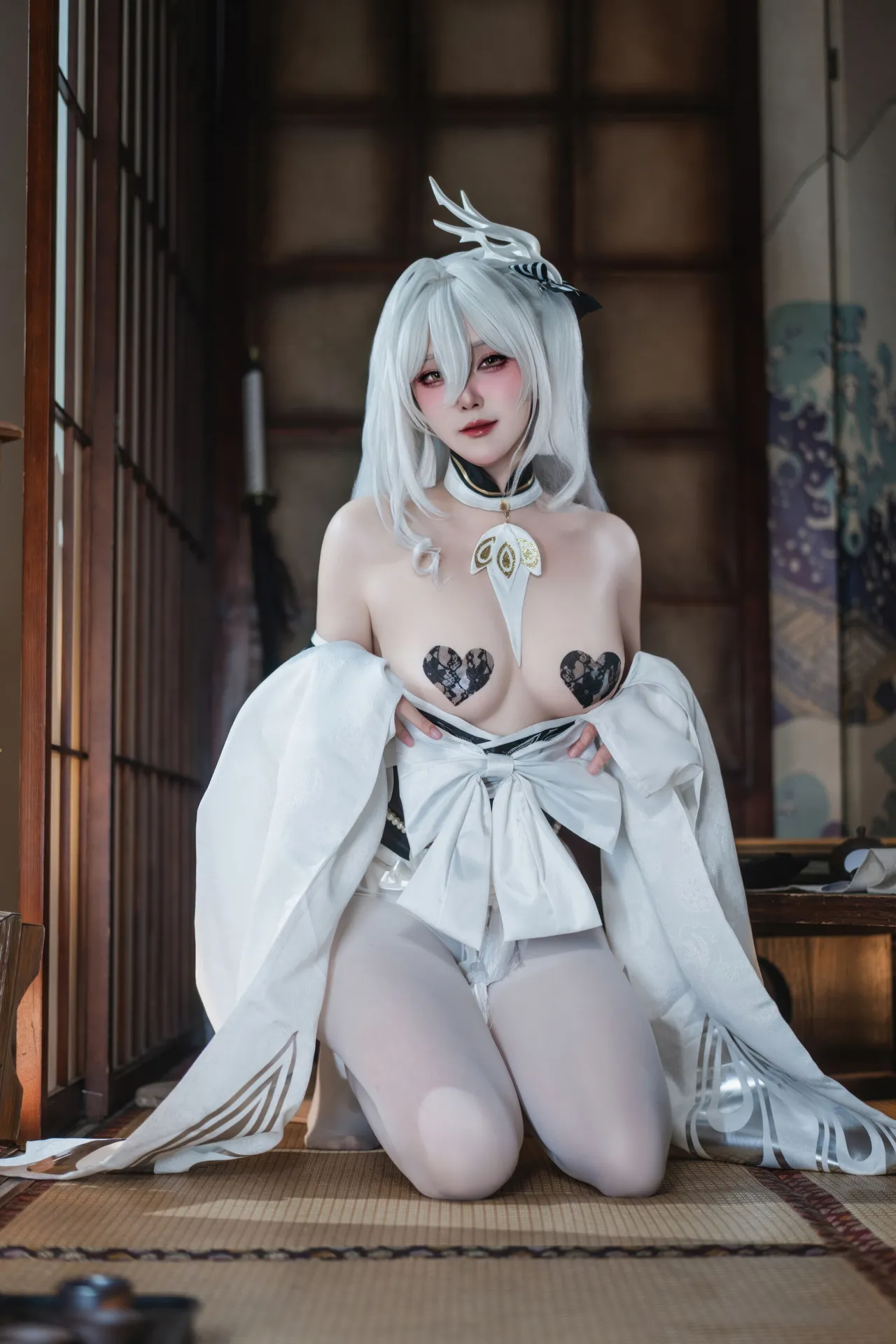 Natsuko夏夏子 - 碧蓝航线 白凤 和服-erohere49.webp