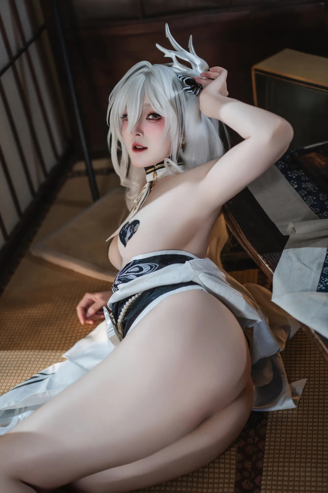 Natsuko夏夏子 - 碧蓝航线 白凤 和服-erohere86.webp