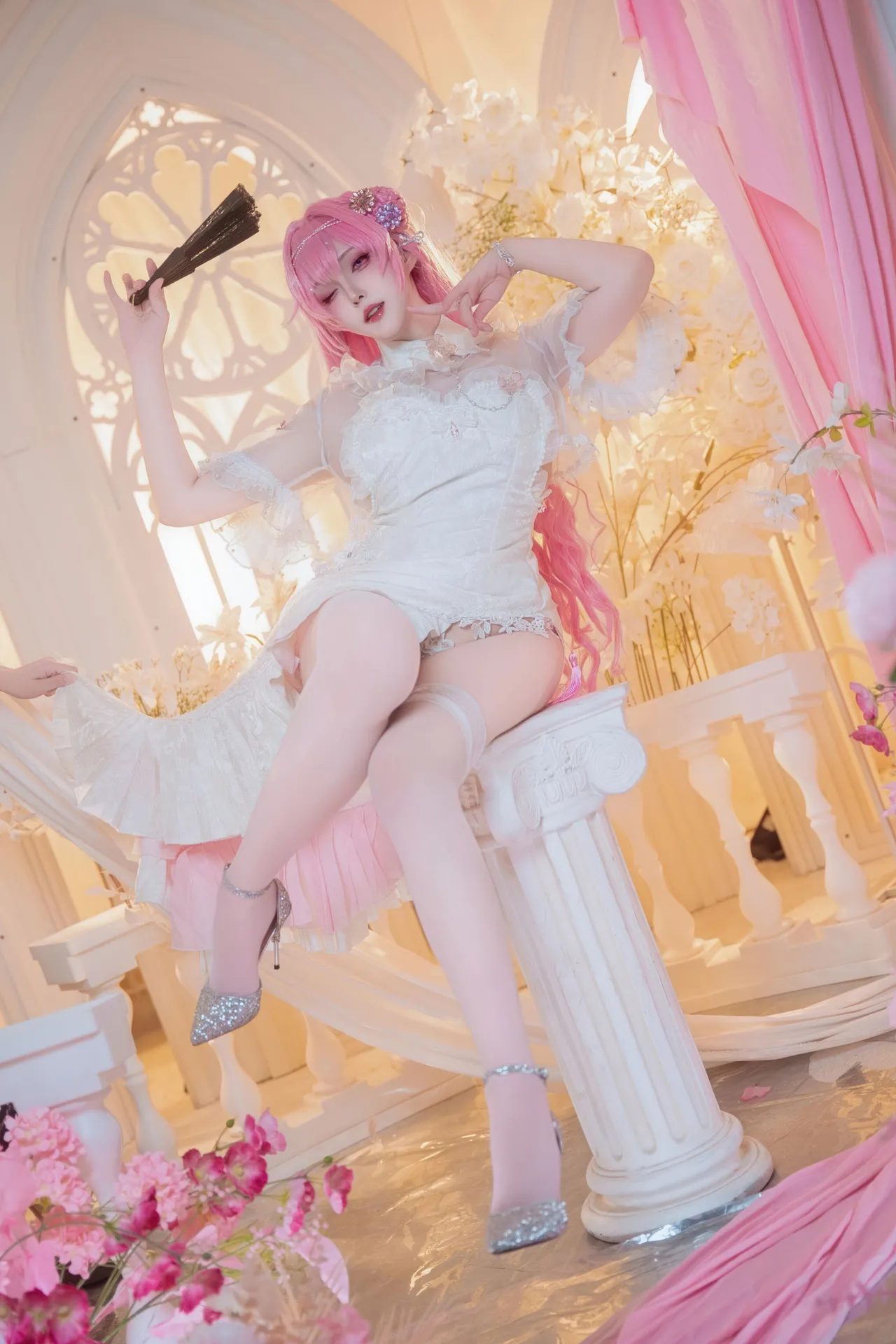 Natsuko夏夏子 - 胜利女神：妮姬 桃乐丝 旗袍-erohere10.webp