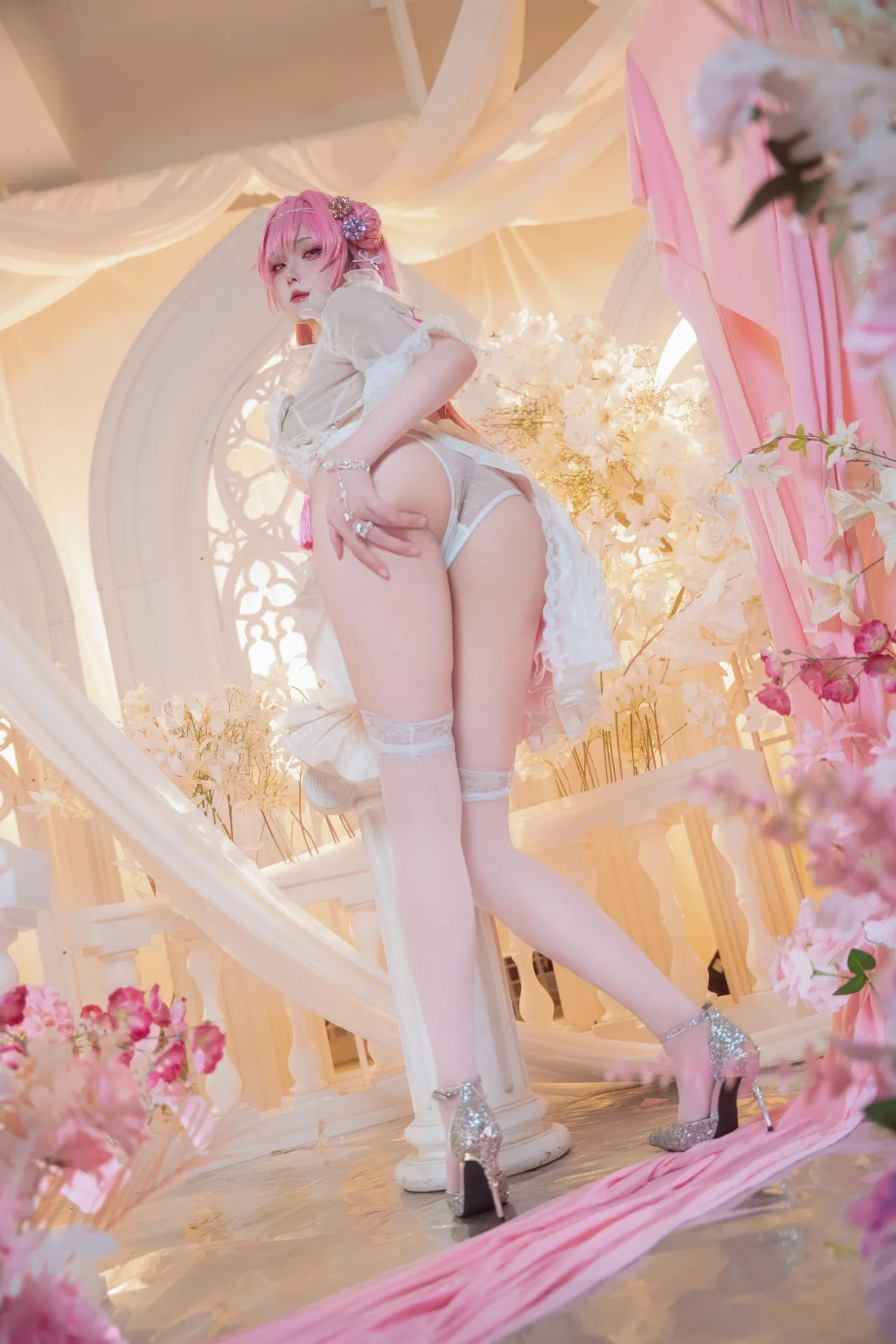 Natsuko夏夏子 - 胜利女神：妮姬 桃乐丝 旗袍-erohere13.webp
