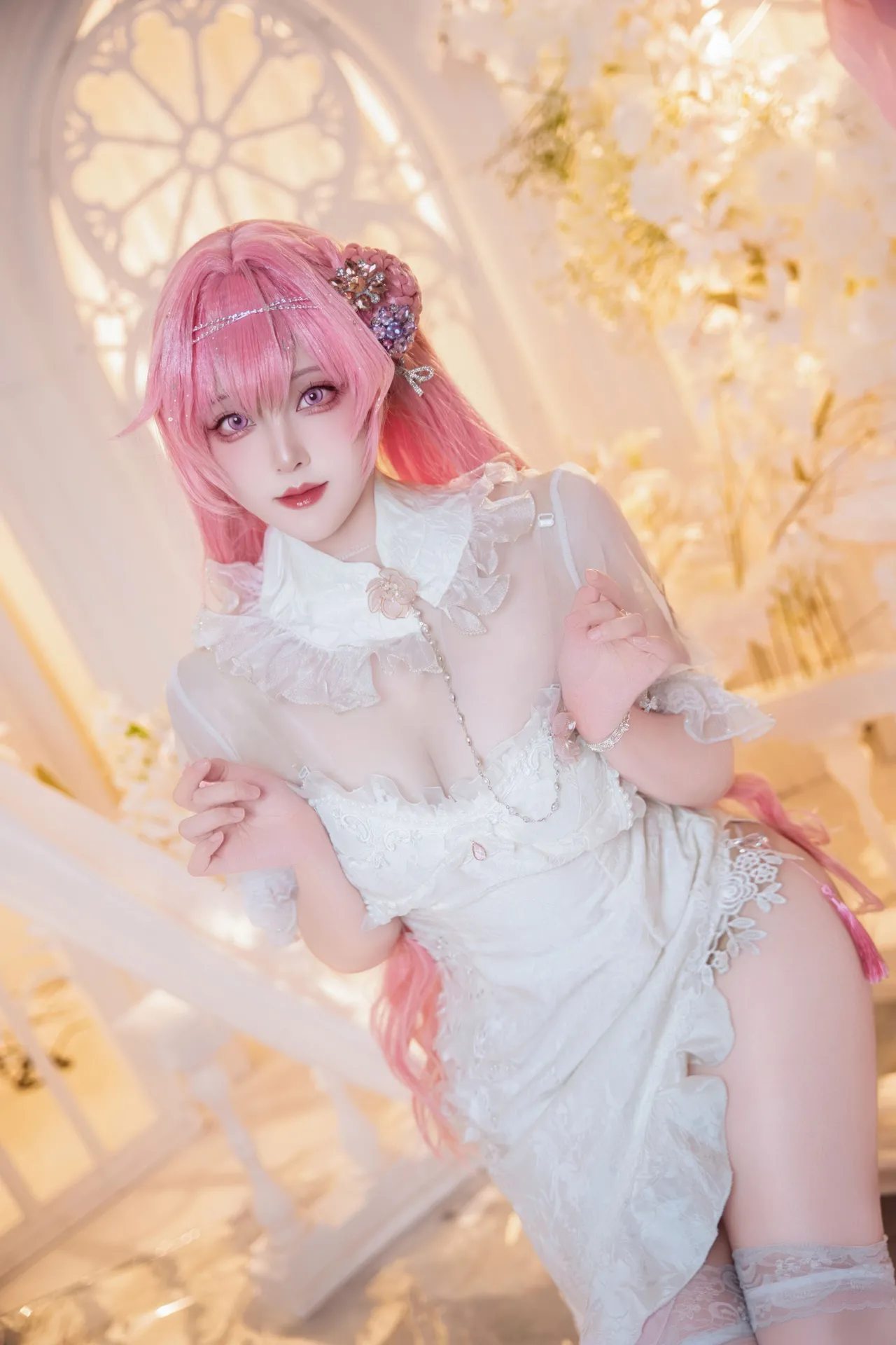 Natsuko夏夏子 - 胜利女神：妮姬 桃乐丝 旗袍-erohere21.webp