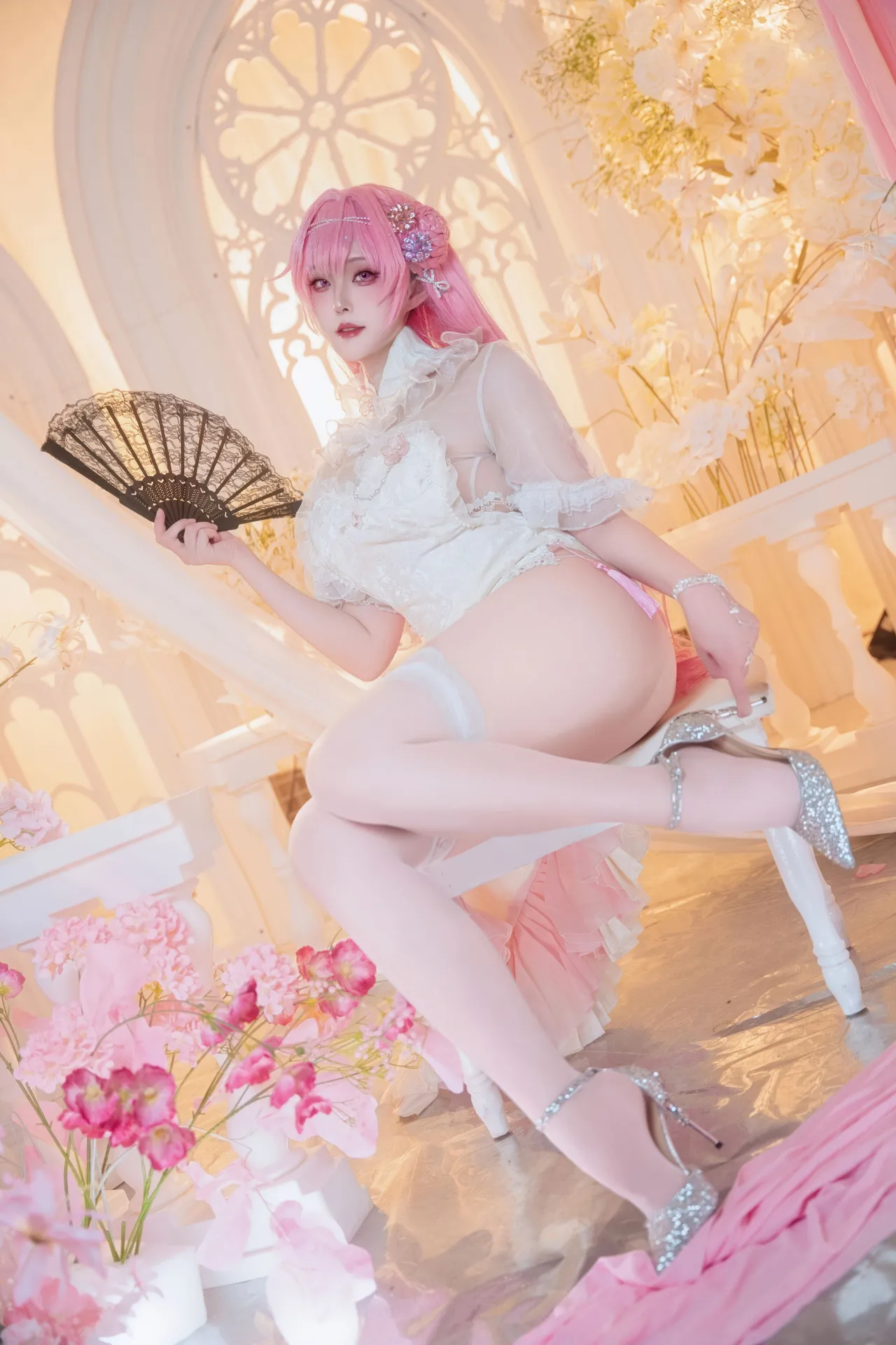 Natsuko夏夏子 - 胜利女神：妮姬 桃乐丝 旗袍-erohere22.webp