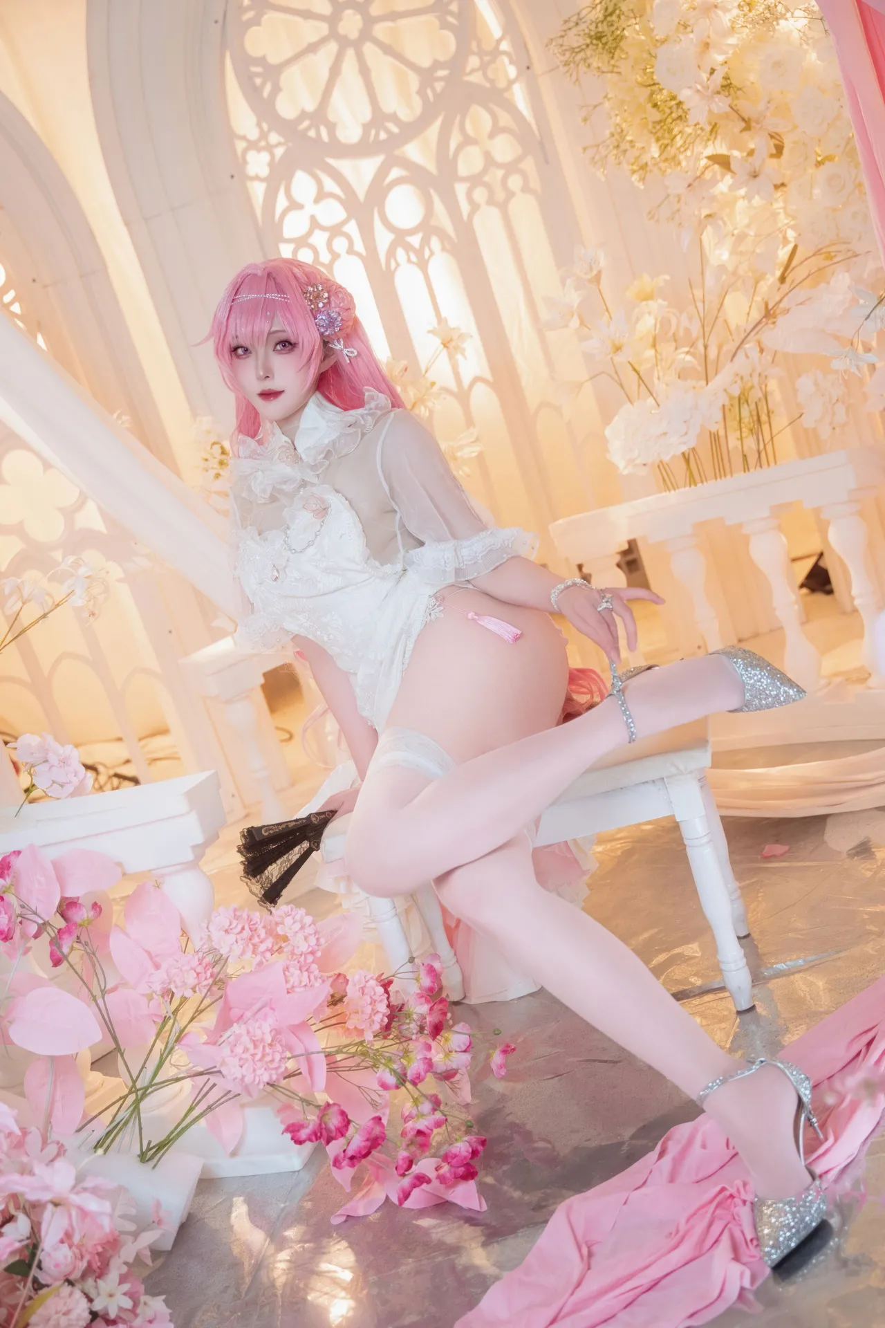 Natsuko夏夏子 - 胜利女神：妮姬 桃乐丝 旗袍-erohere24.webp