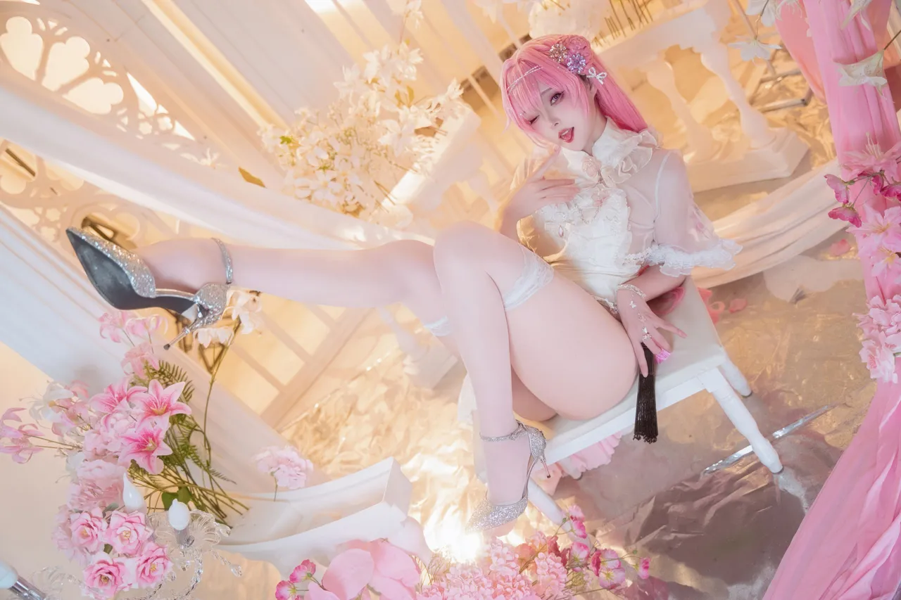 Natsuko夏夏子 - 胜利女神：妮姬 桃乐丝 旗袍-erohere32.webp