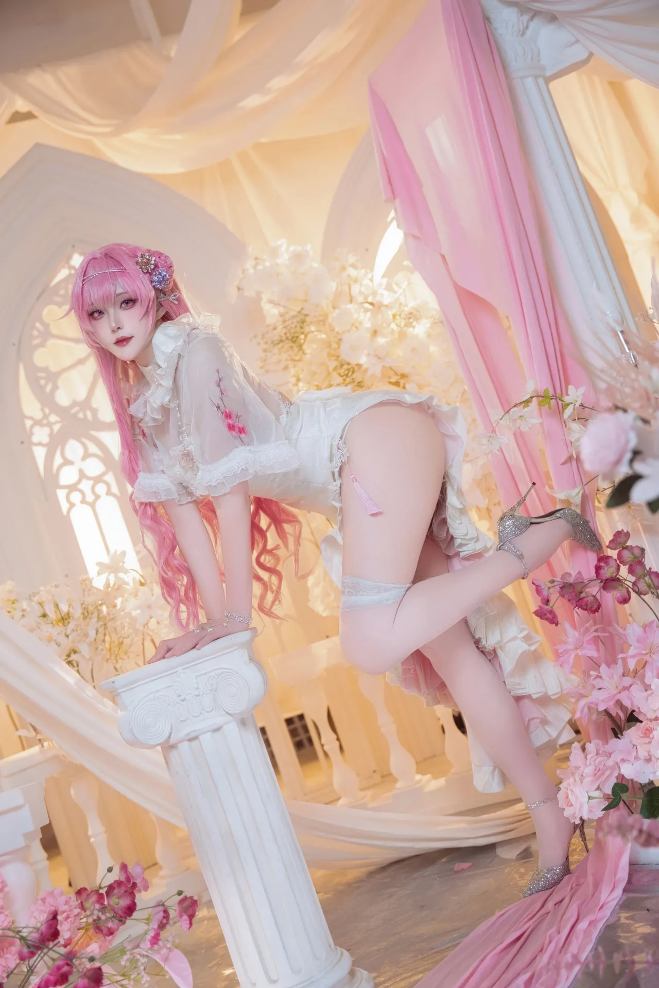 Natsuko夏夏子 - 胜利女神：妮姬 桃乐丝 旗袍-erohere5.webp