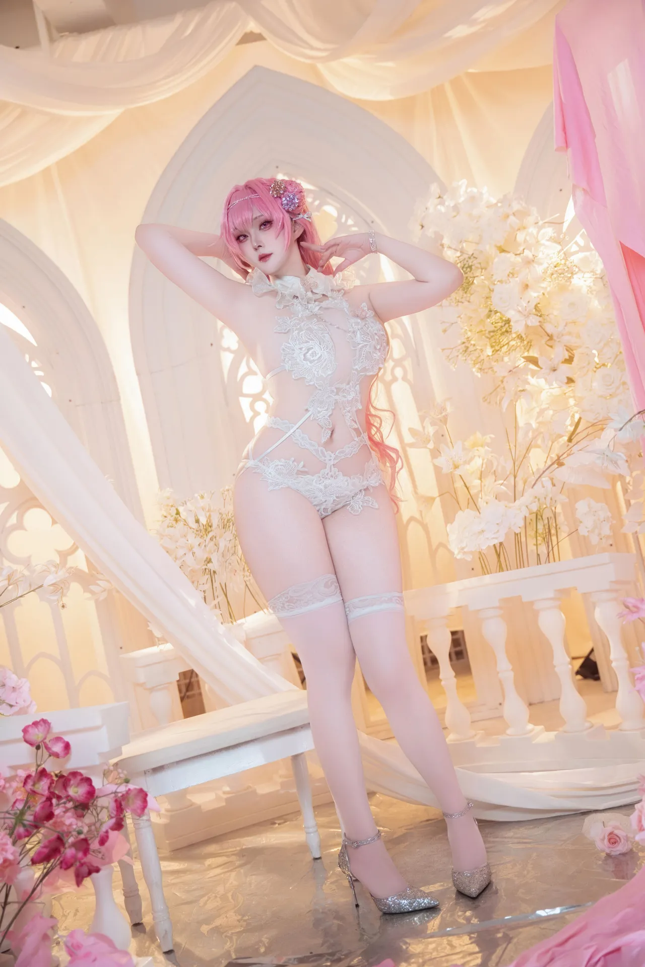 Natsuko夏夏子 - 胜利女神：妮姬 桃乐丝 旗袍-erohere60.webp