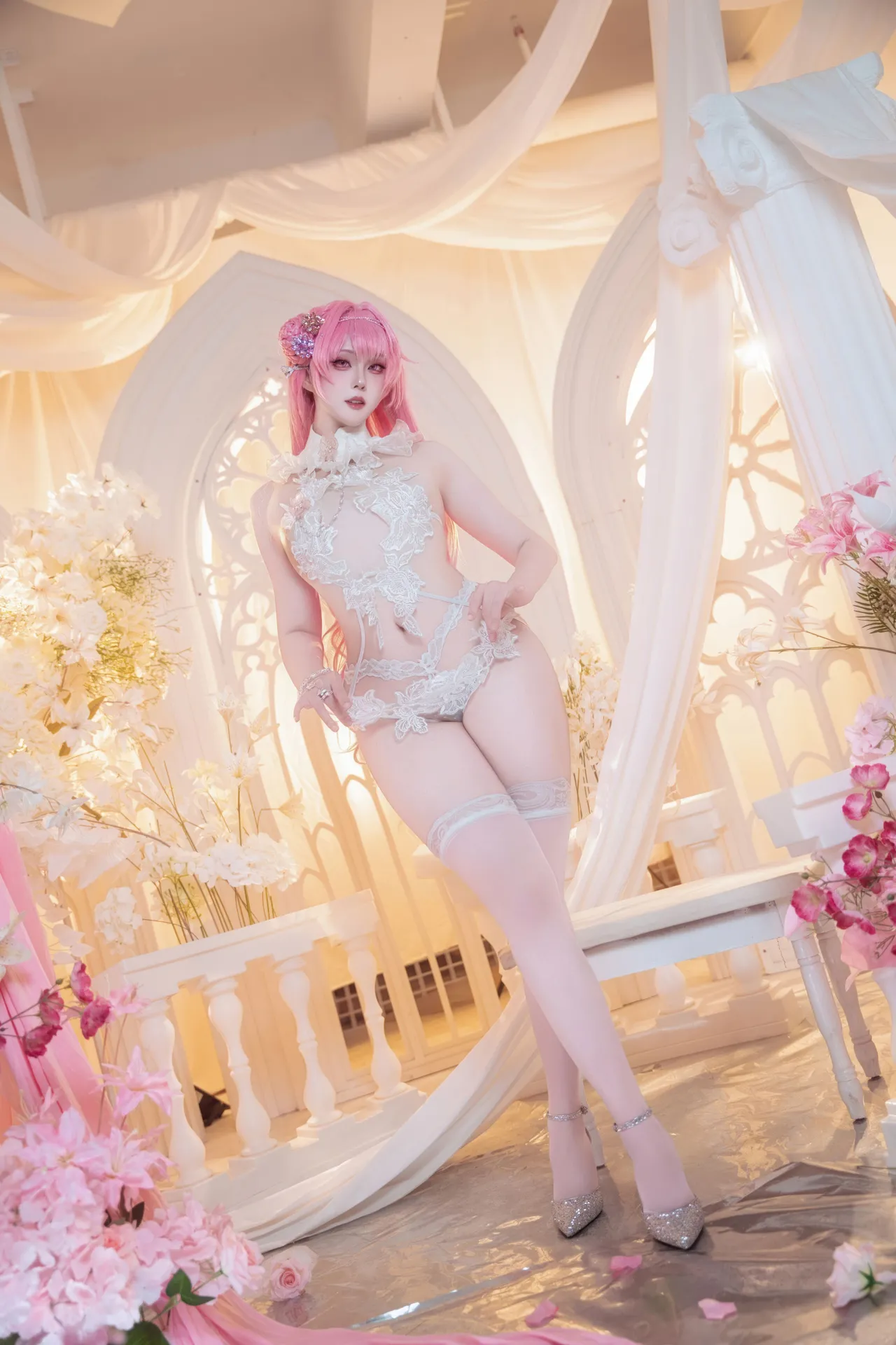 Natsuko夏夏子 - 胜利女神：妮姬 桃乐丝 旗袍-erohere61.webp
