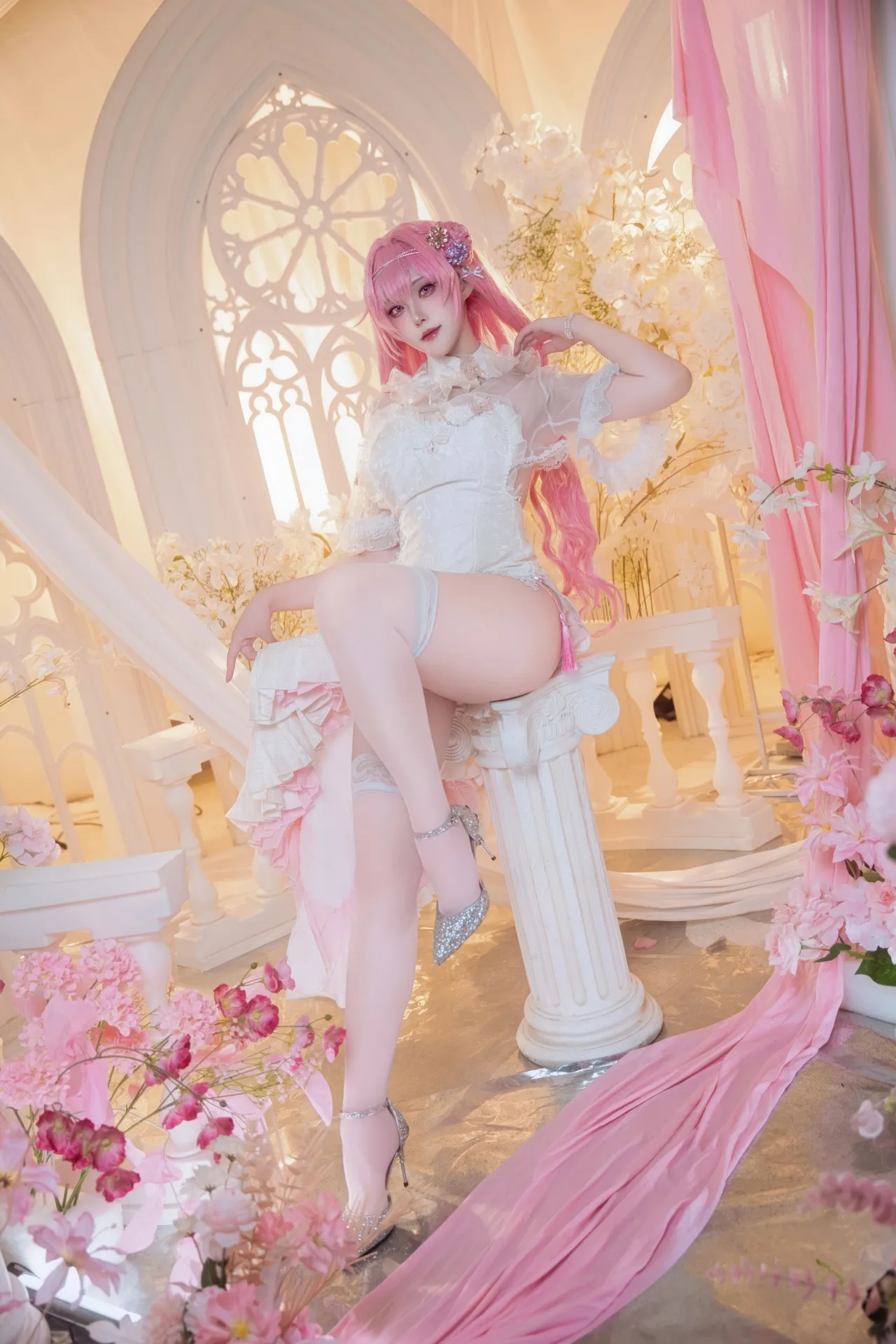 Natsuko夏夏子 - 胜利女神：妮姬 桃乐丝 旗袍-erohere7.webp