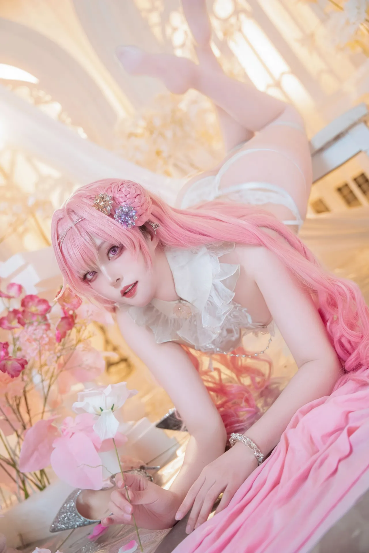 Natsuko夏夏子 - 胜利女神：妮姬 桃乐丝 旗袍-erohere75.webp