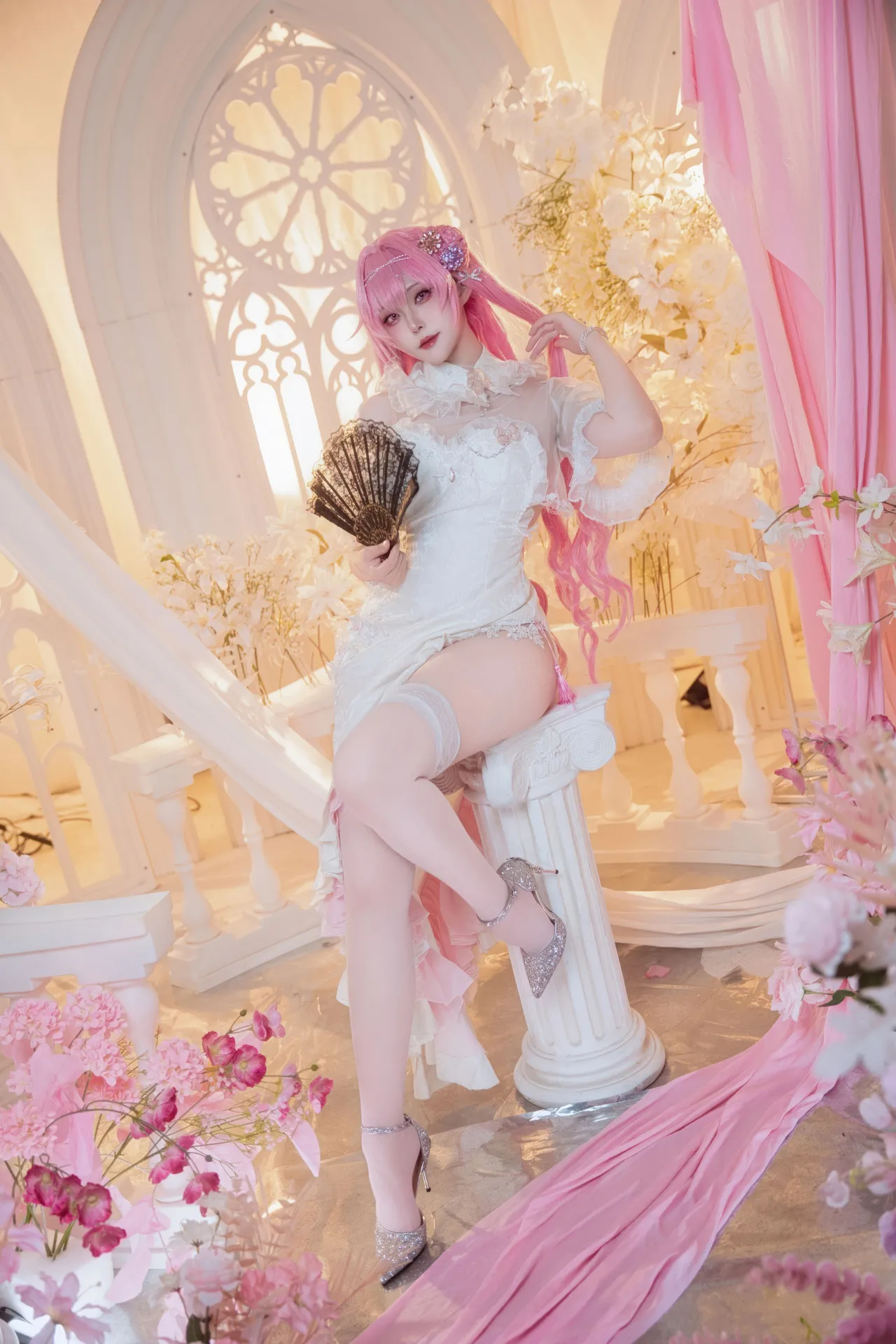 Natsuko夏夏子 - 胜利女神：妮姬 桃乐丝 旗袍-erohere9.webp