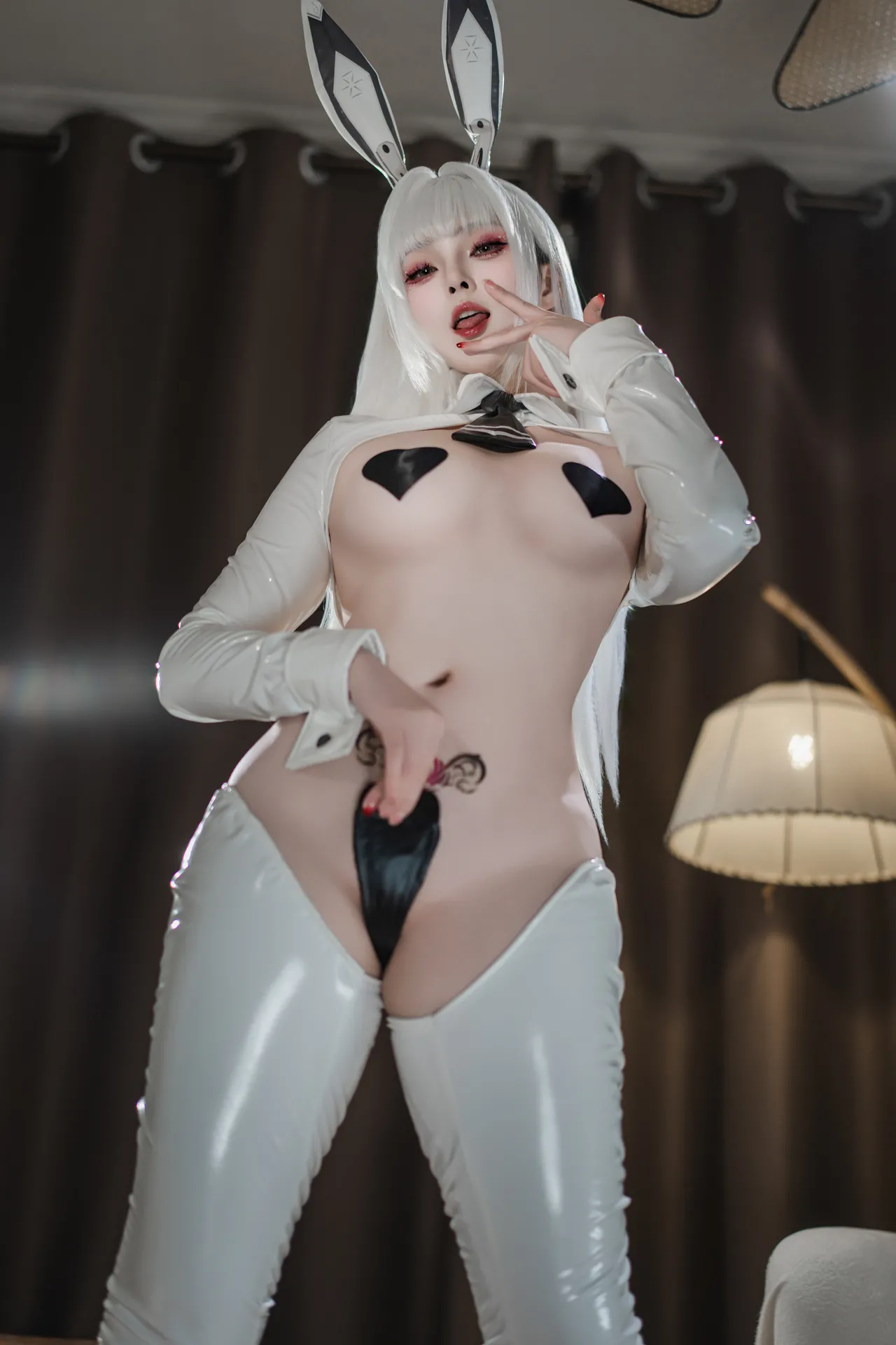 Natsuko夏夏子 - NIKKE 布兰儿 逆兔女郎 81P 614M-erohere13.webp