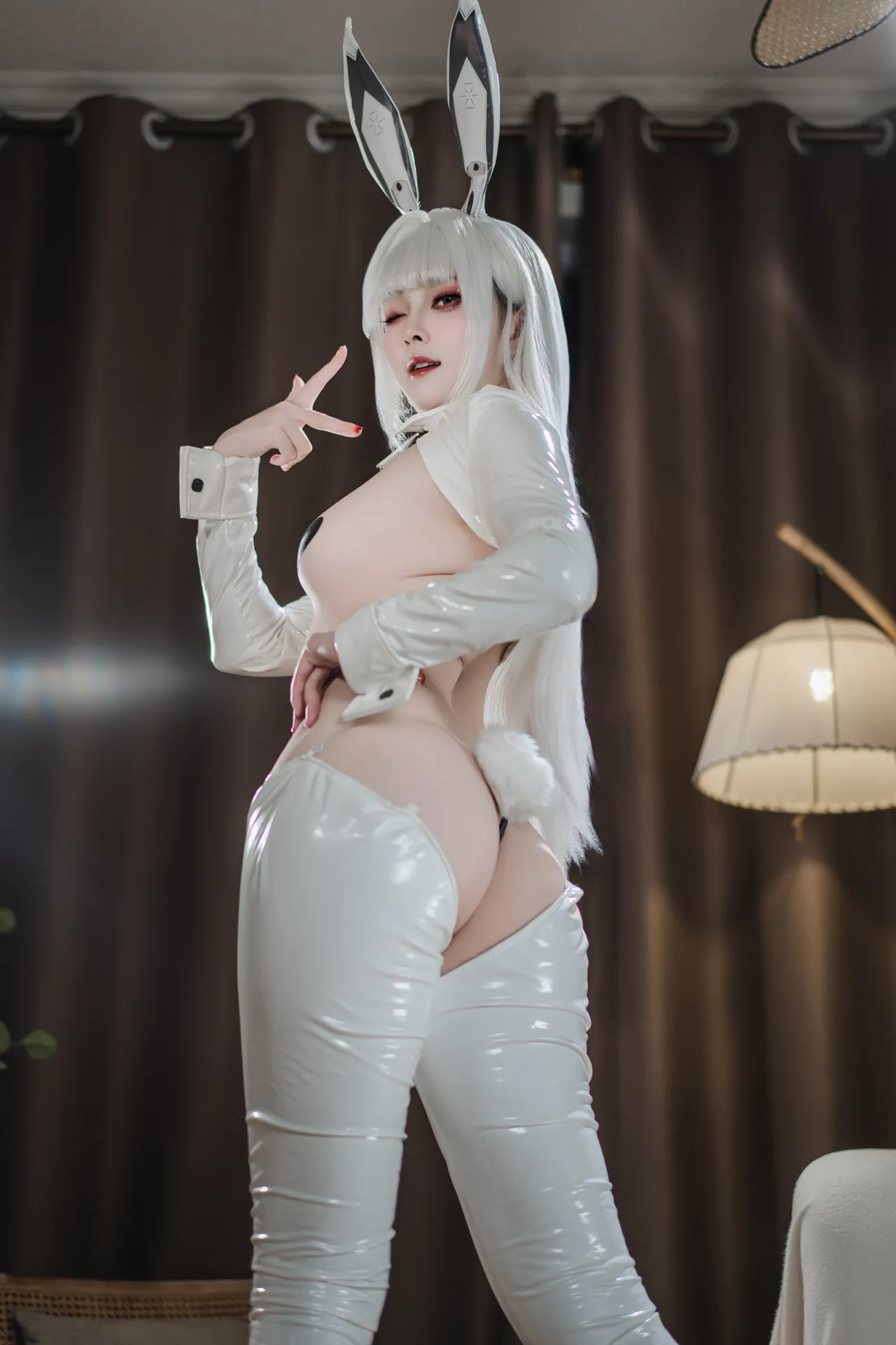 Natsuko夏夏子 - NIKKE 布兰儿 逆兔女郎 81P 614M-erohere8.webp