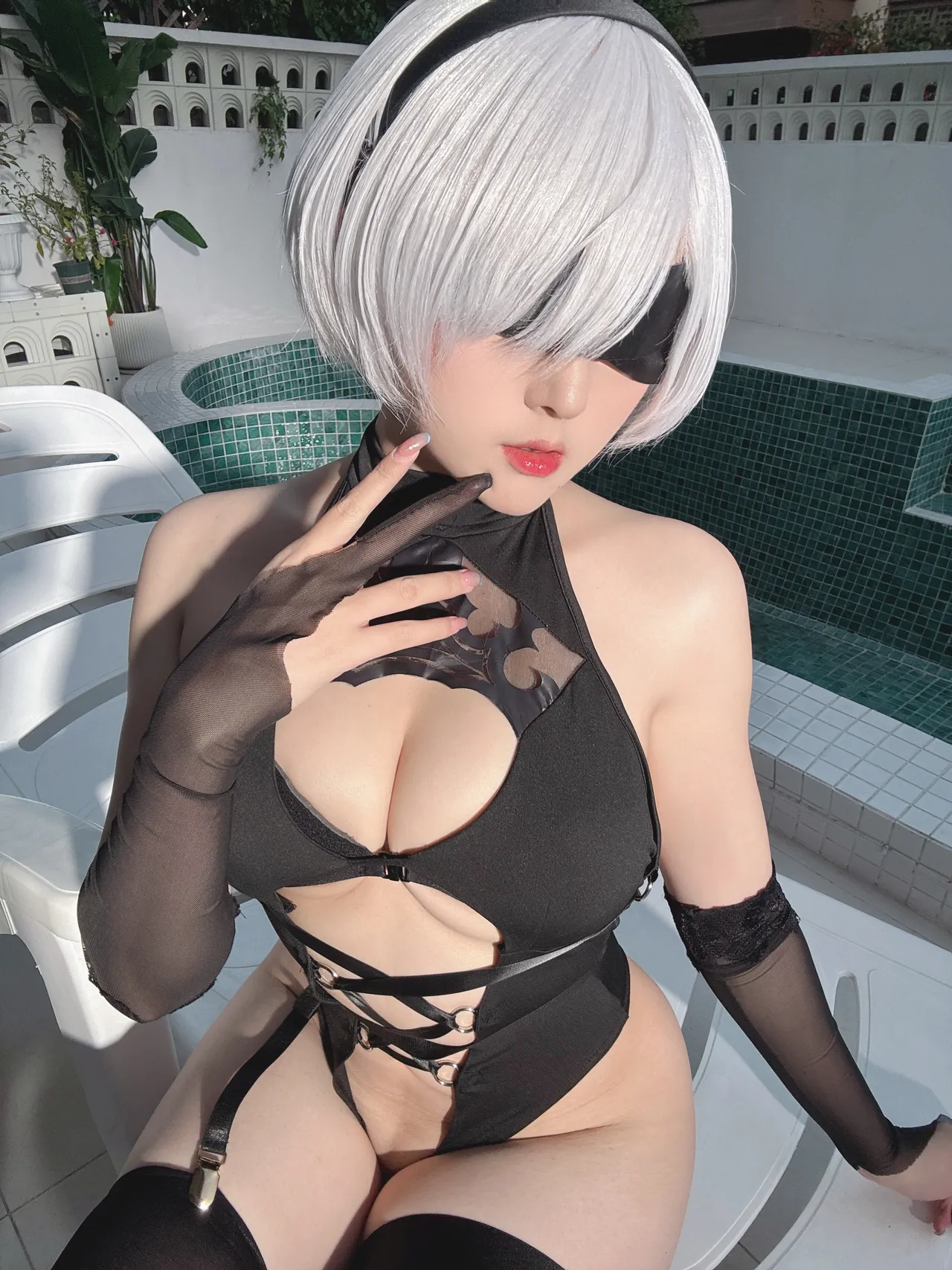 Natsuko夏夏子 - NIKKE×NieR 2B swimsuit-erohere75.webp