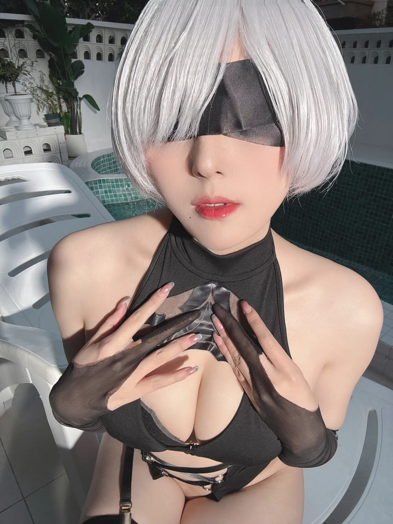 Natsuko夏夏子 - NIKKE×NieR 2B swimsuit-erohere79.webp