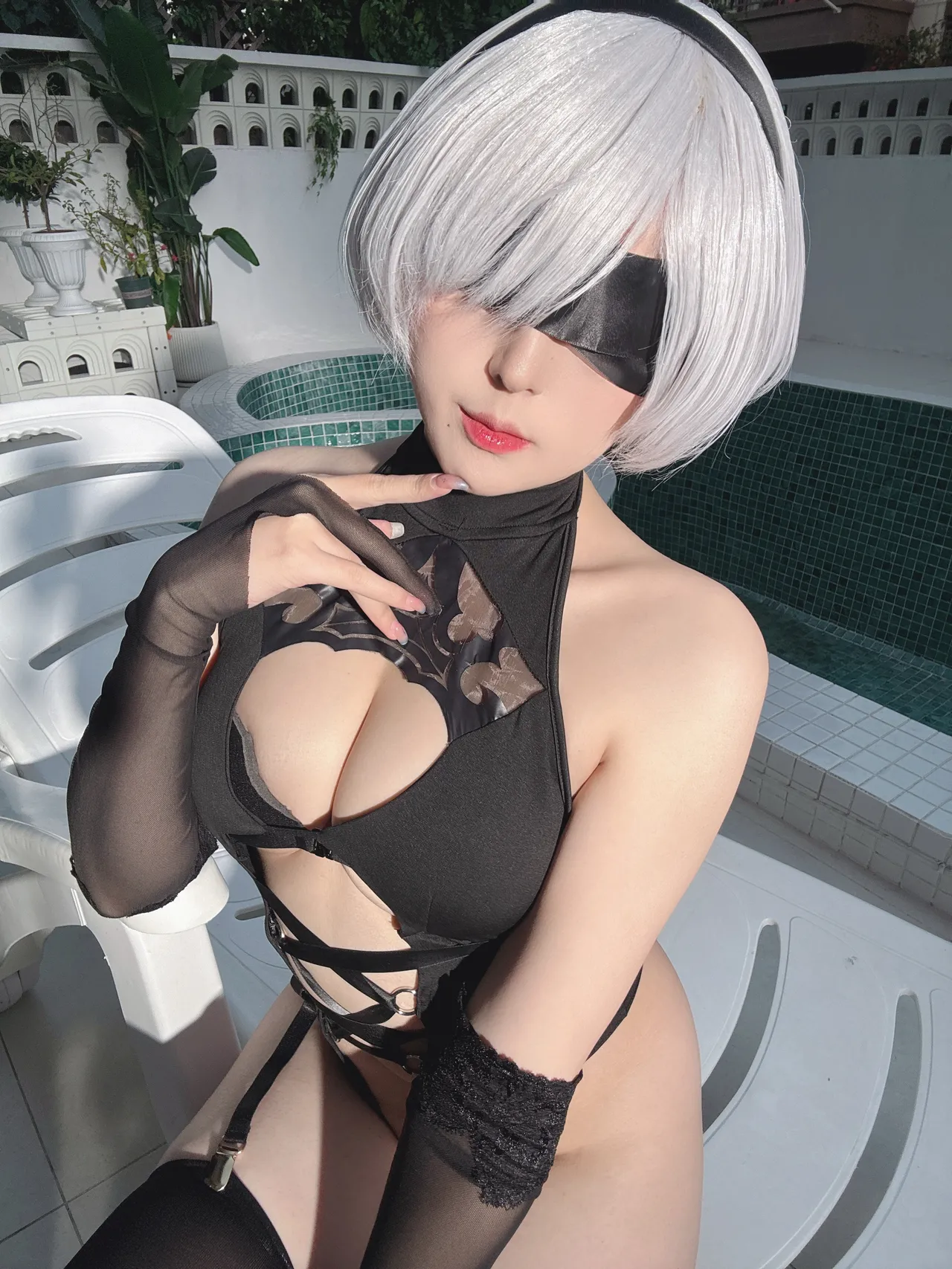 Natsuko夏夏子 - NIKKE×NieR 2B swimsuit-erohere83.webp