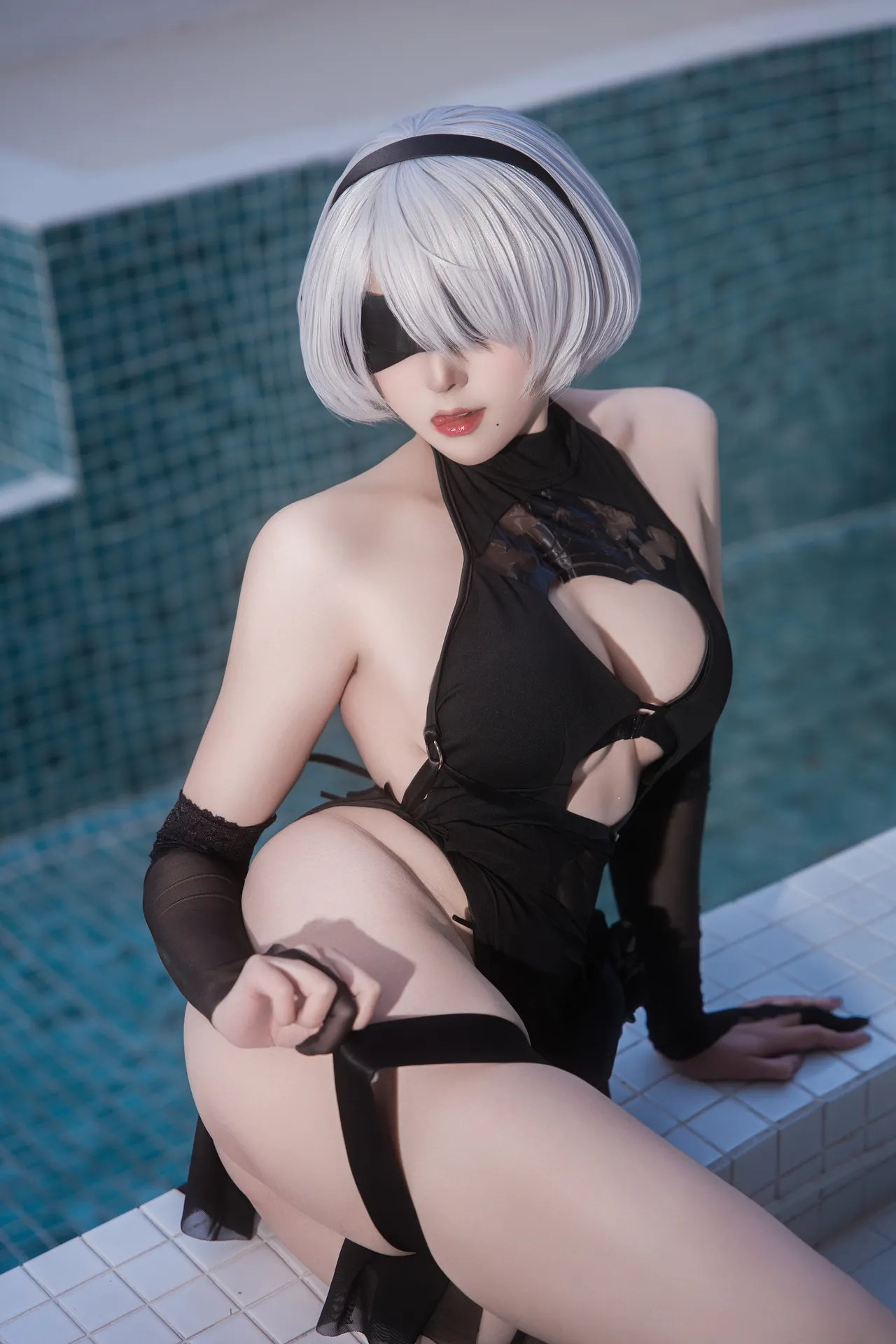 Natsuko夏夏子 - NIKKE×NieR 2B swimsuit-erohere9.webp